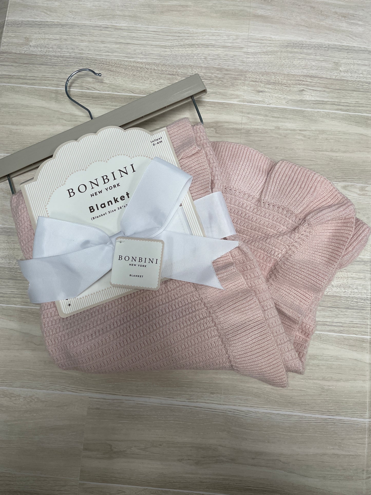 NWT Bobini Knit Blush Blanket