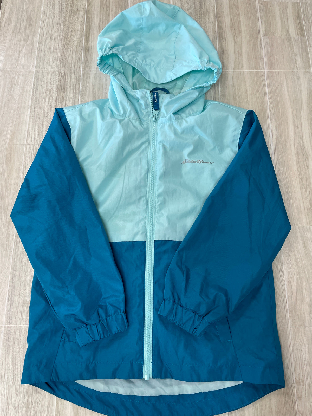 5/6 Blues Eddie Bauer Windbreaker Jacket