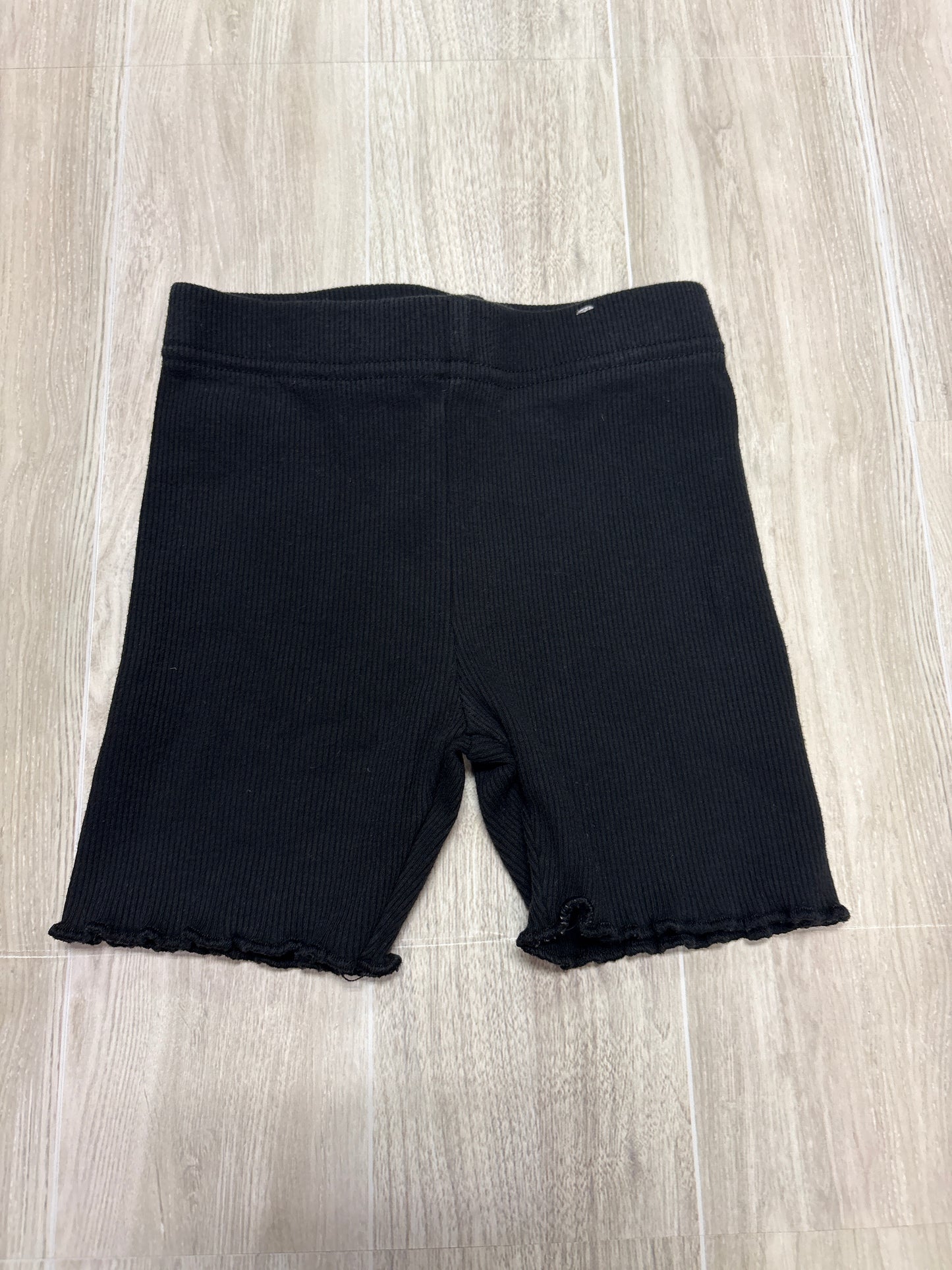 2T Ribbed Lettuce Hem Biker Shorts