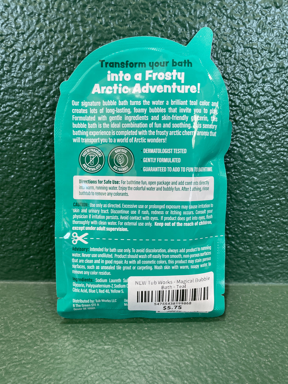 NEW Tub Works - Magical Bubble Bath - Teal