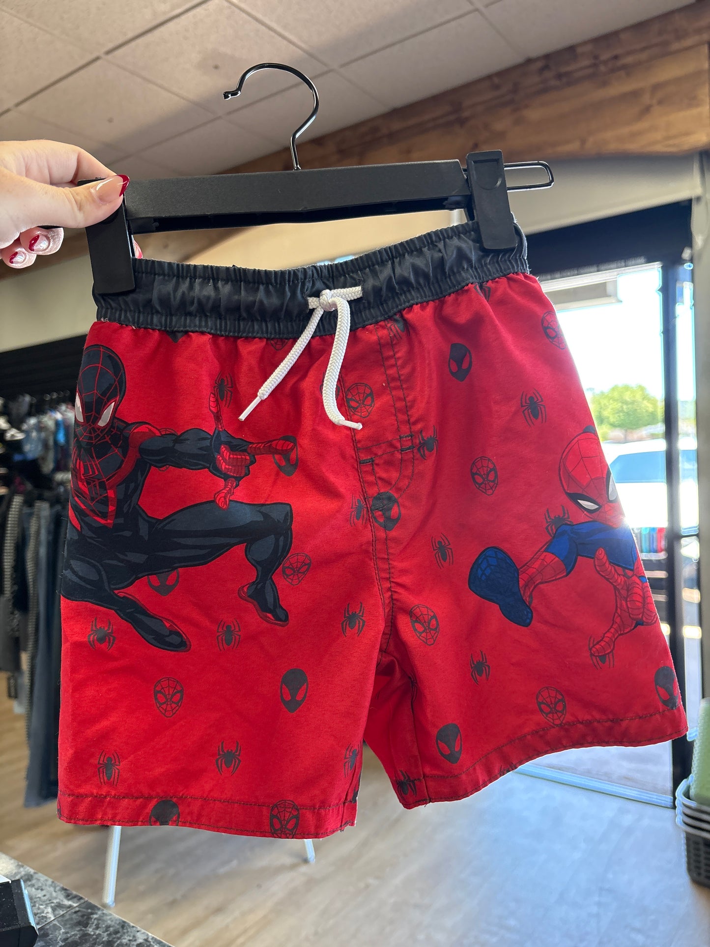 4T Spider Man Swim Trunks