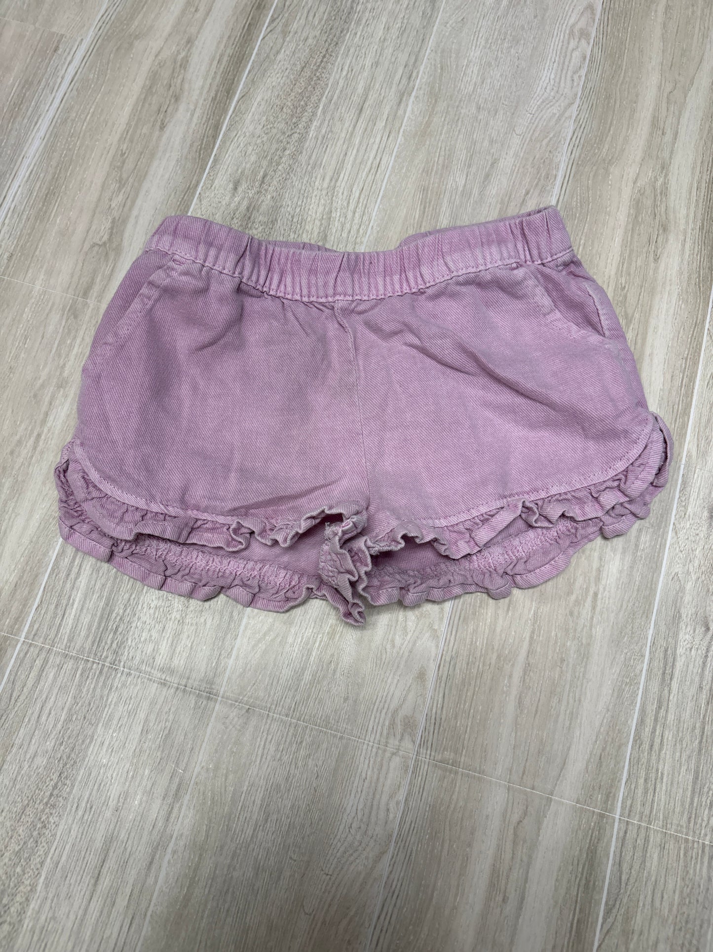 18m Purple Ruffle Pull On Shorts
