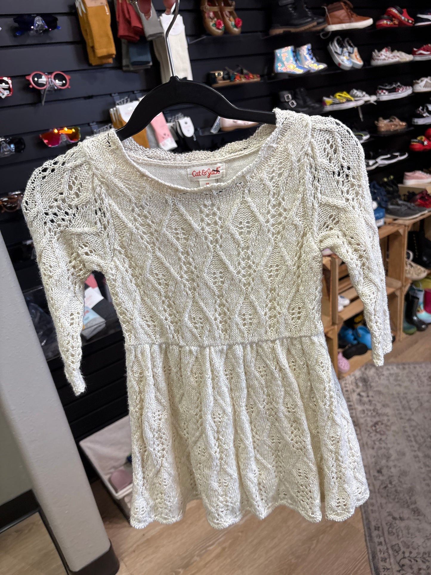 2T Knit Glimmer Dress