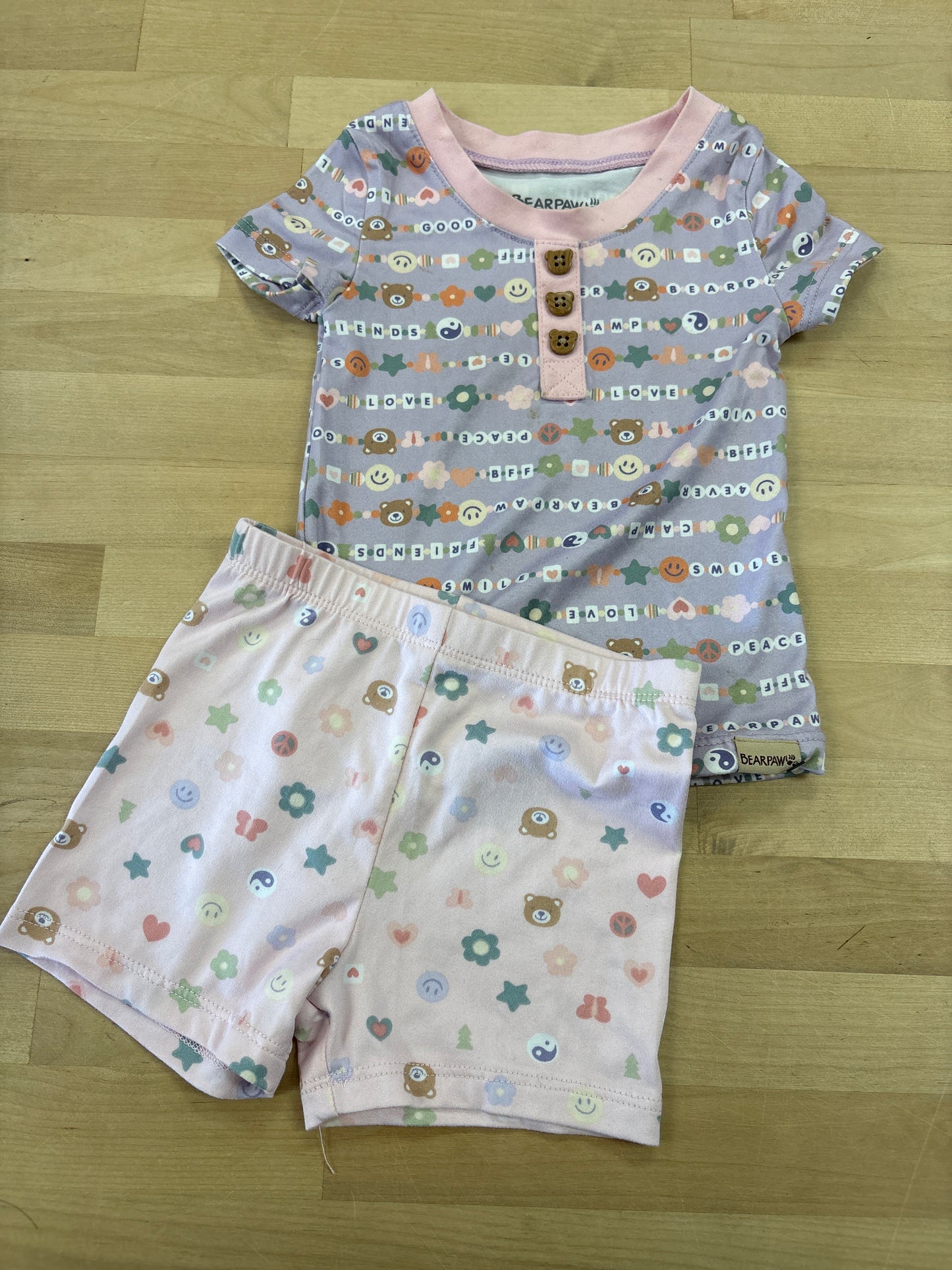12m Friendship Beaded 2 Piece Pajama Set