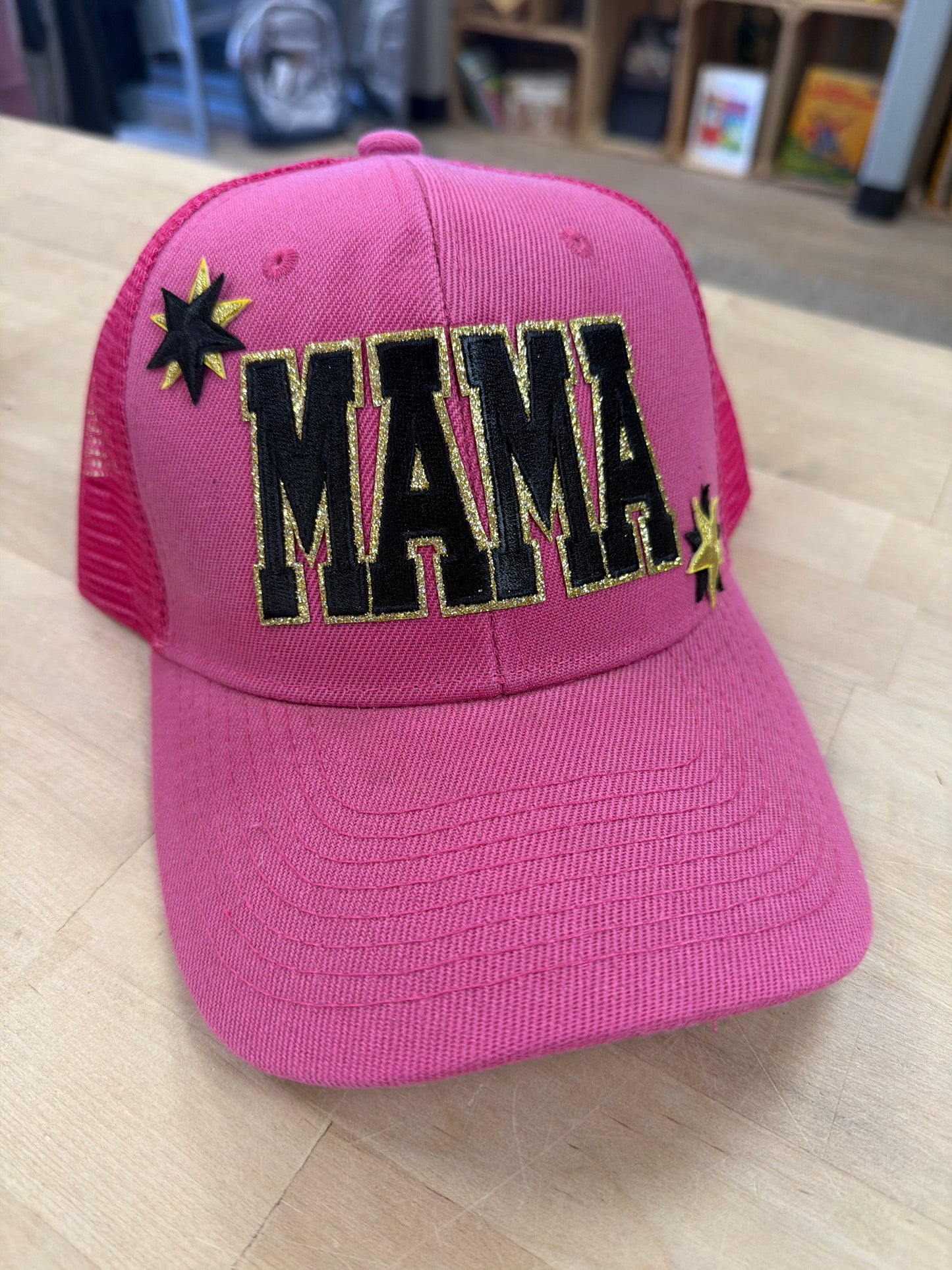 Trucker Hat - MAMA - Hot Pink