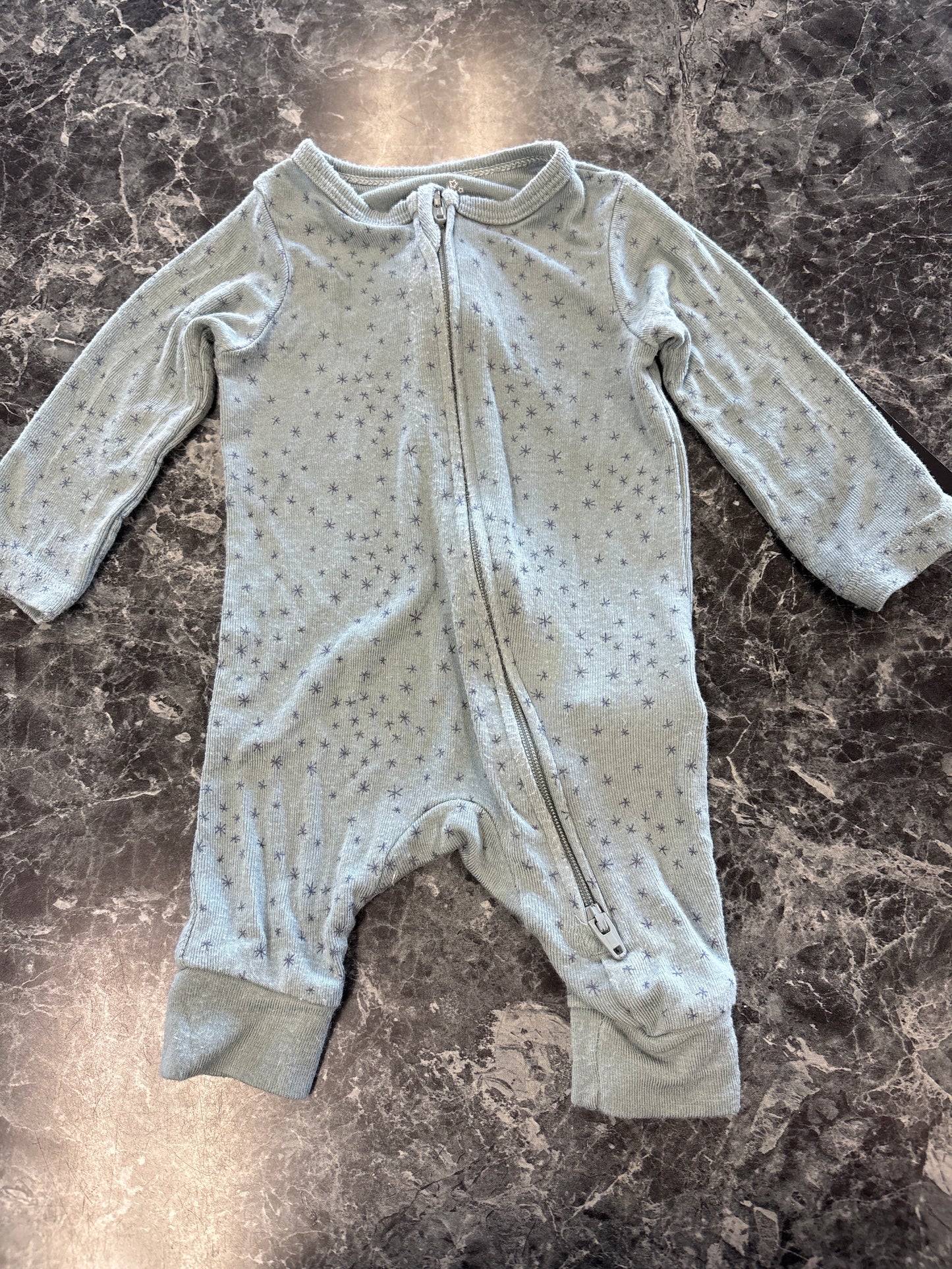 Newborn Blue Stars Pajama