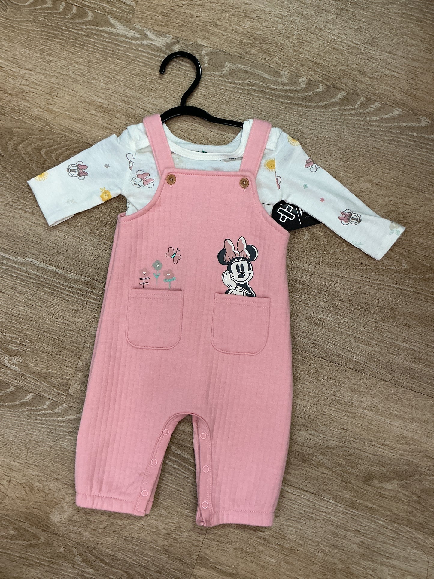 3-6m-minnie-mouse-overall--onesie-set