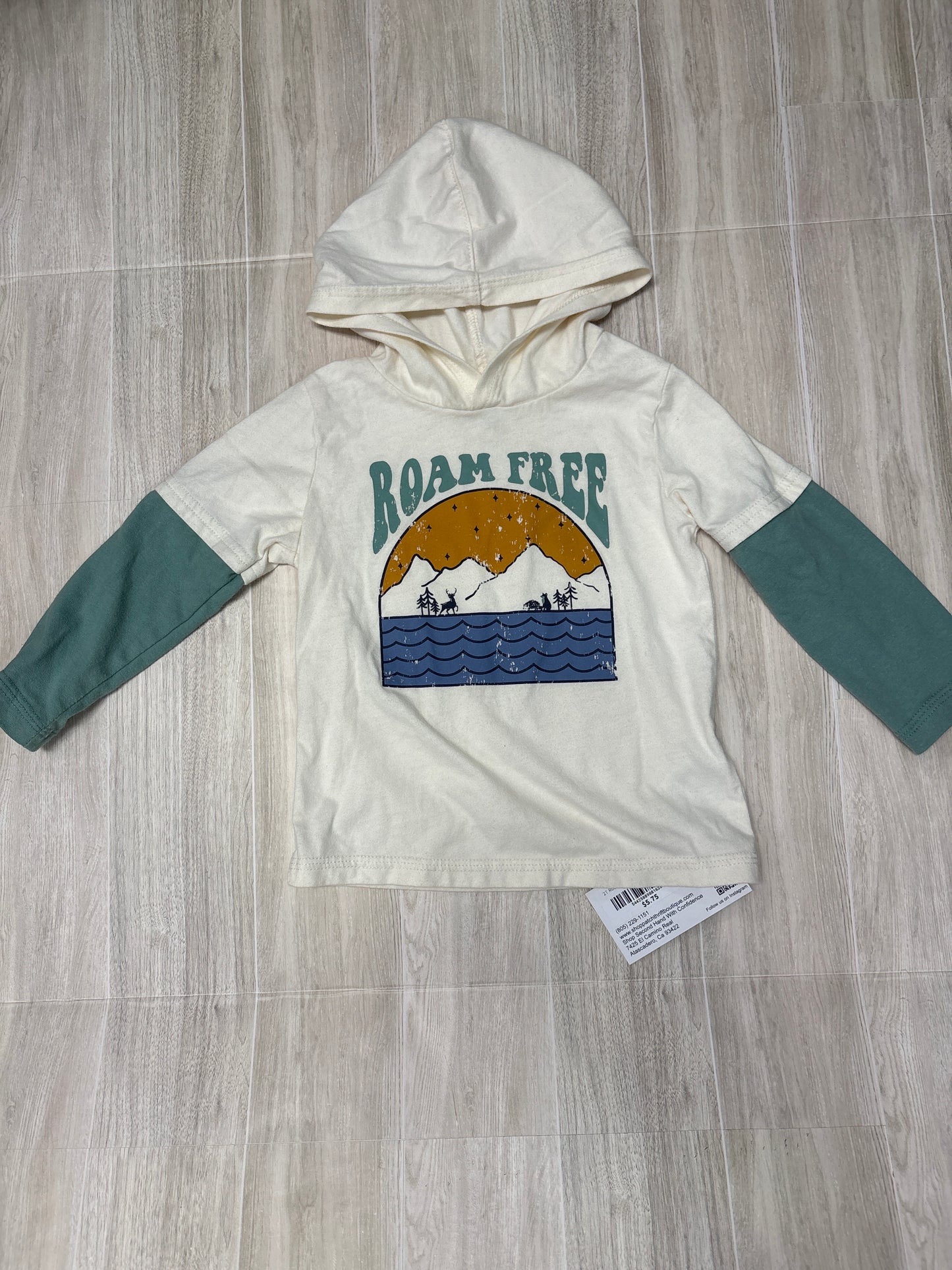 2T Roam Free Long Sleeve Hoodie