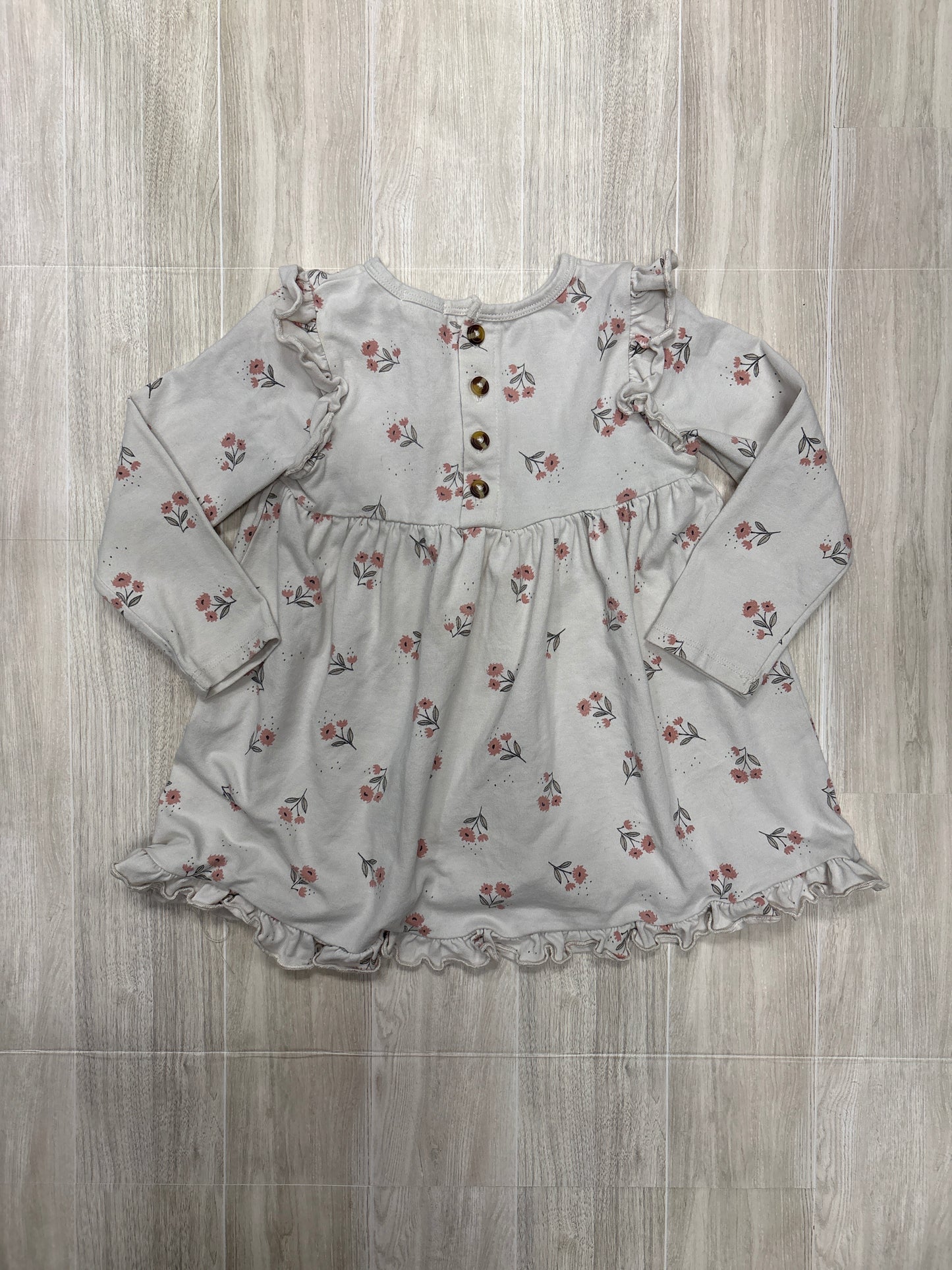 18m Cream Floral Long Sleeve Dress