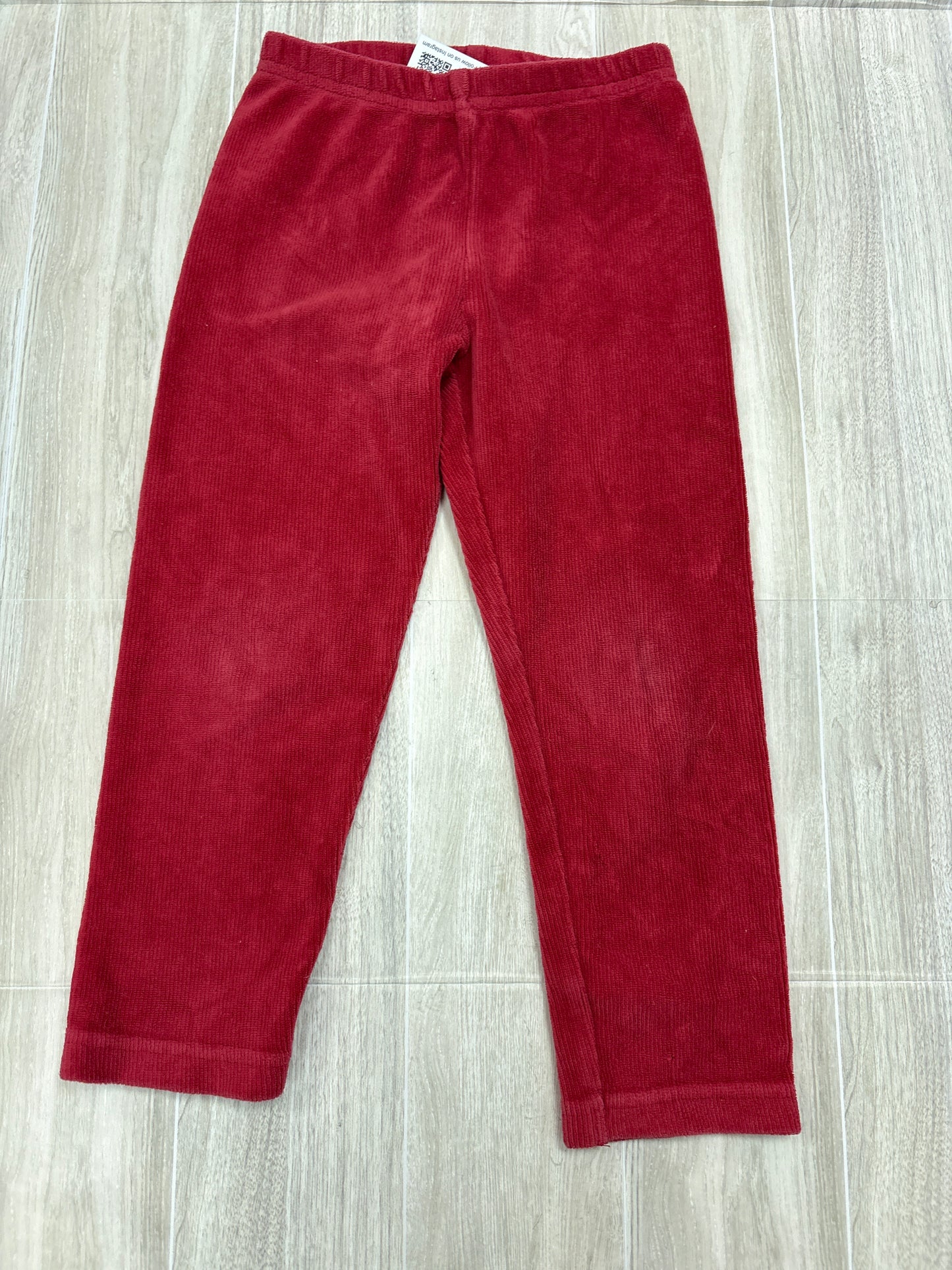 3T Red Corduroy Legging
