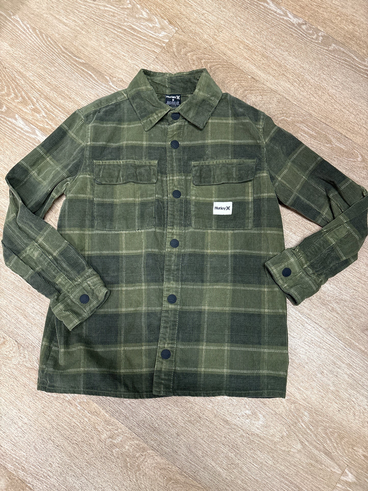 10/12 Olve Plaid Corduroy Shacket