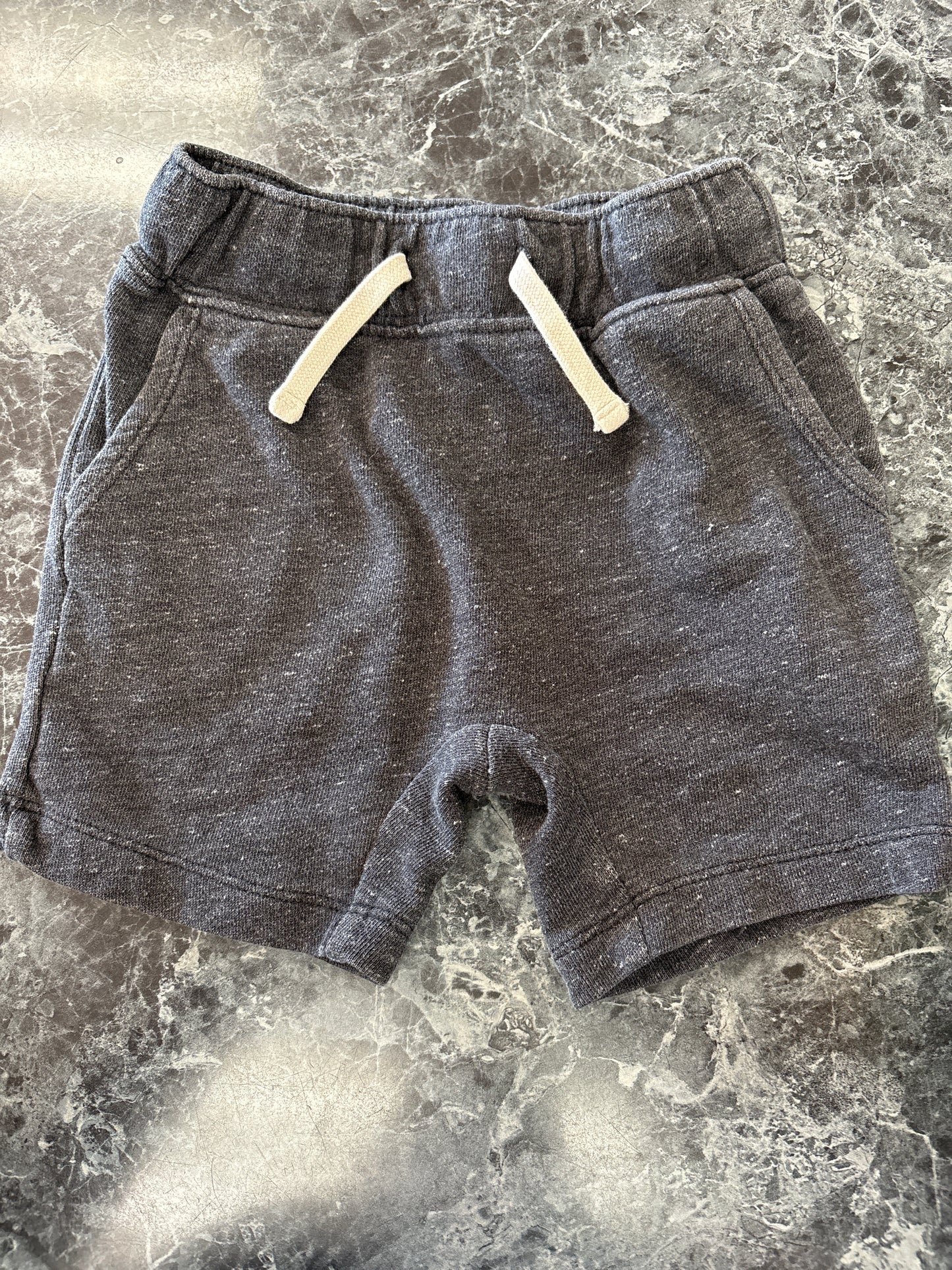 2T Charcoal Grey Pull On Shorts