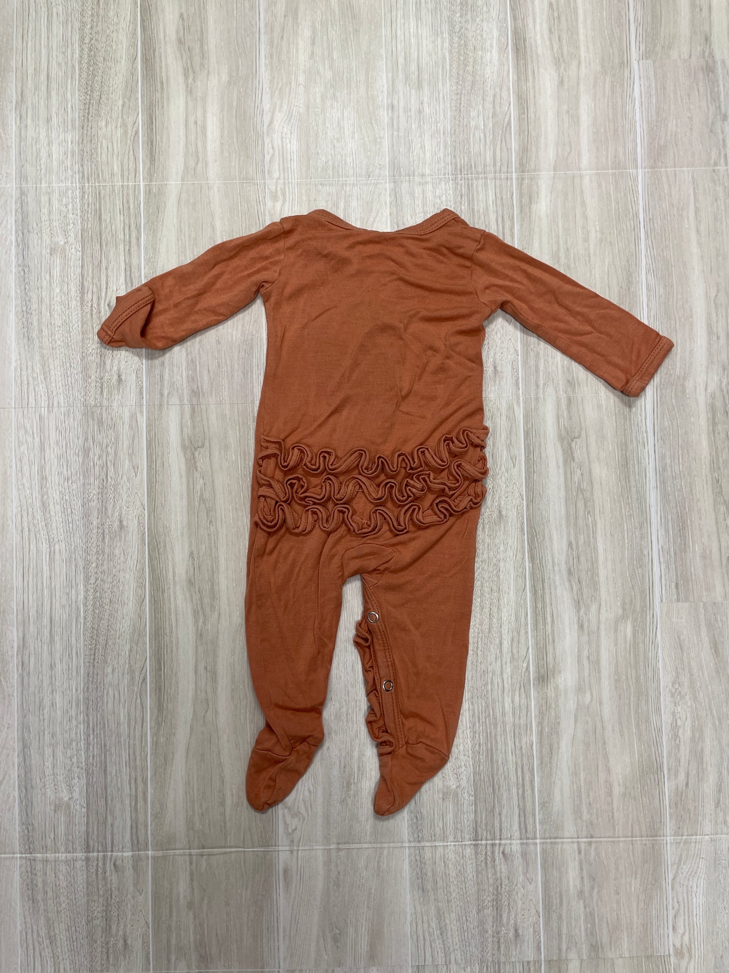 Newborn Rust Spearmint Love Pajama