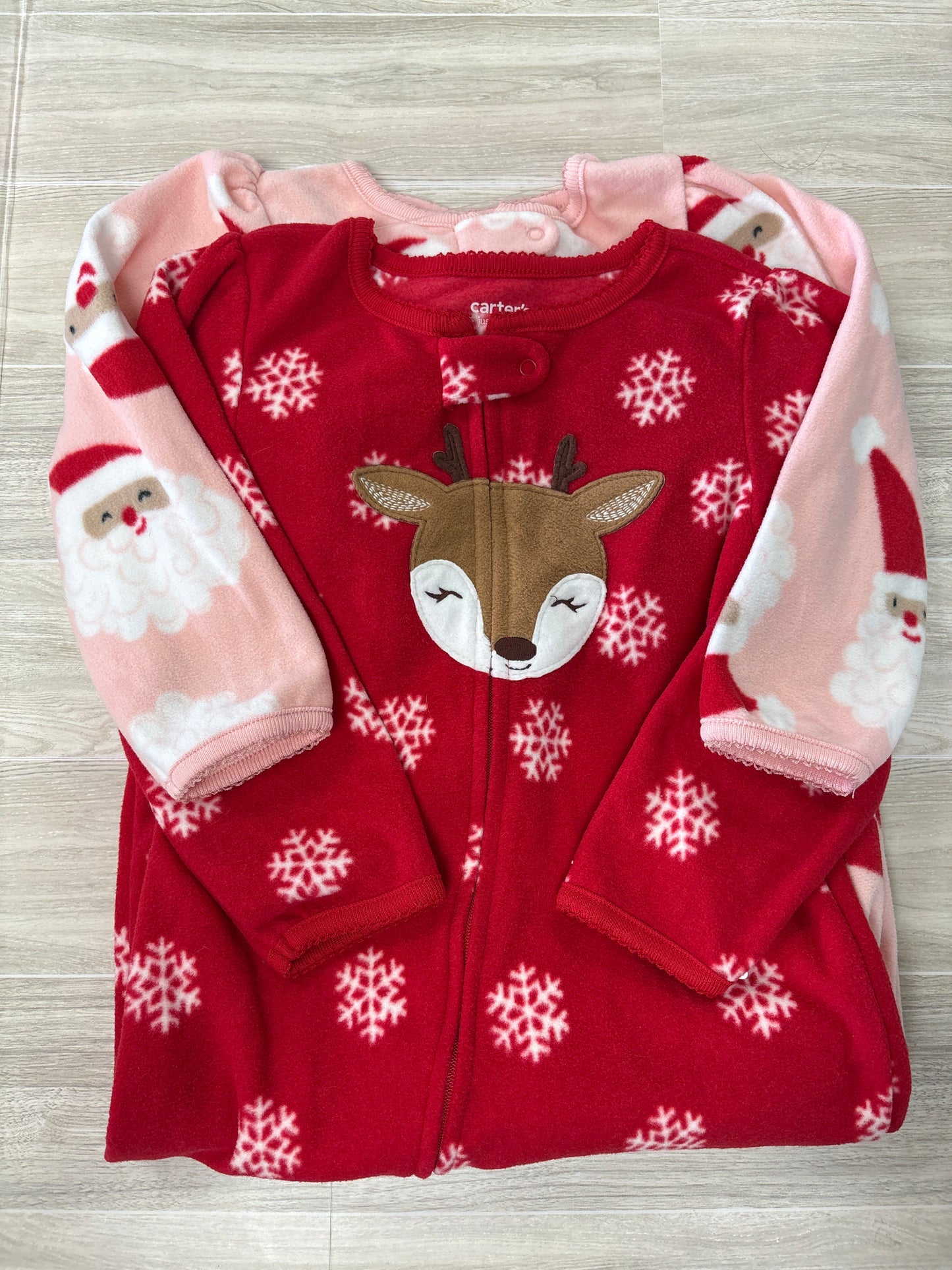 NWT 2T Holiday Fleece Pajama 2 Pack