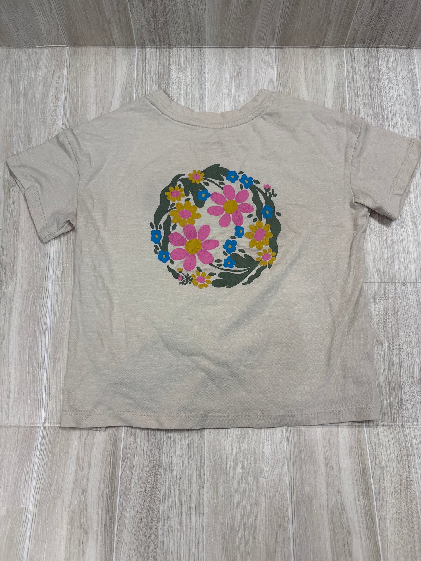 6/7 Beige Breathe In The Wild Air Graphic Tee
