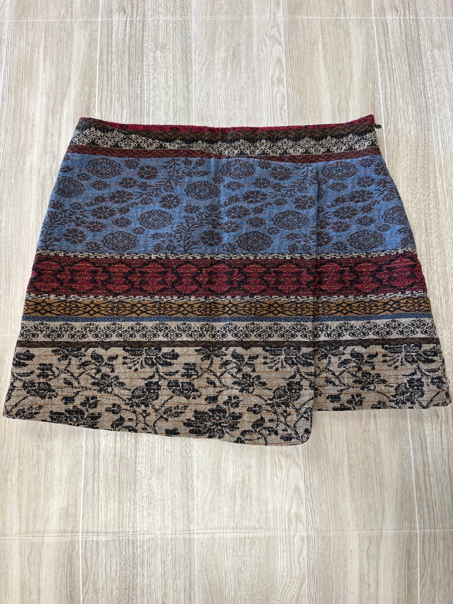 7 Zara Boho Patchwork Skirt