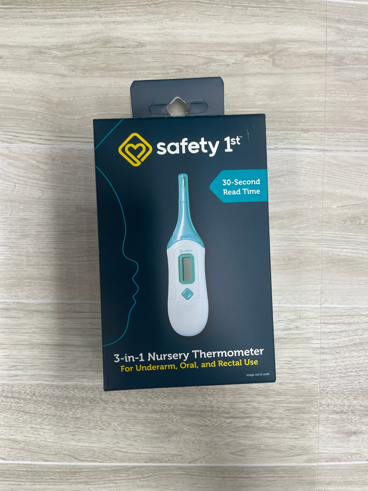 NWT Safety 1st 3-in-1 Nursery Thermometer