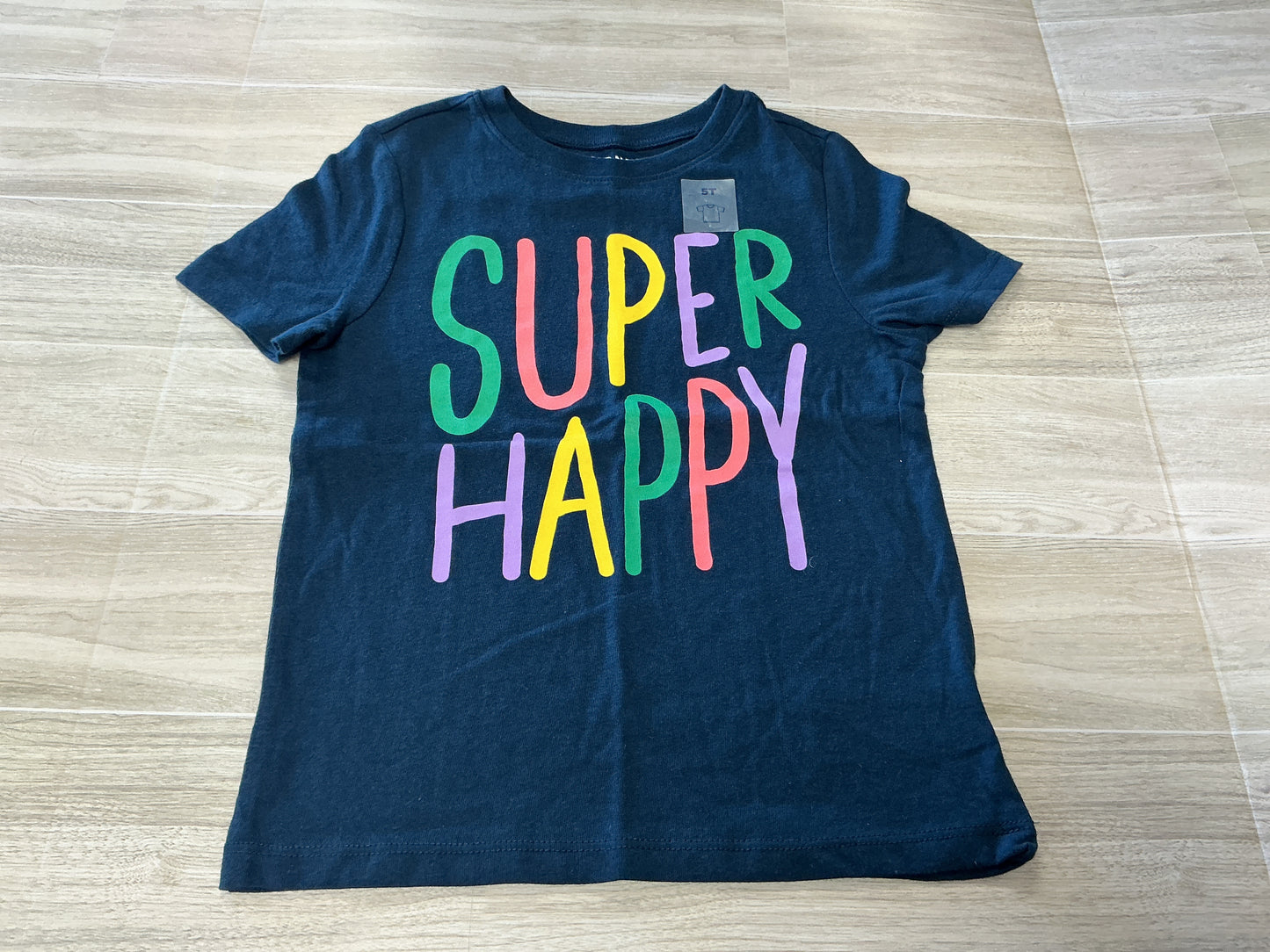 NWT 5T Super Happy Graphic Tee