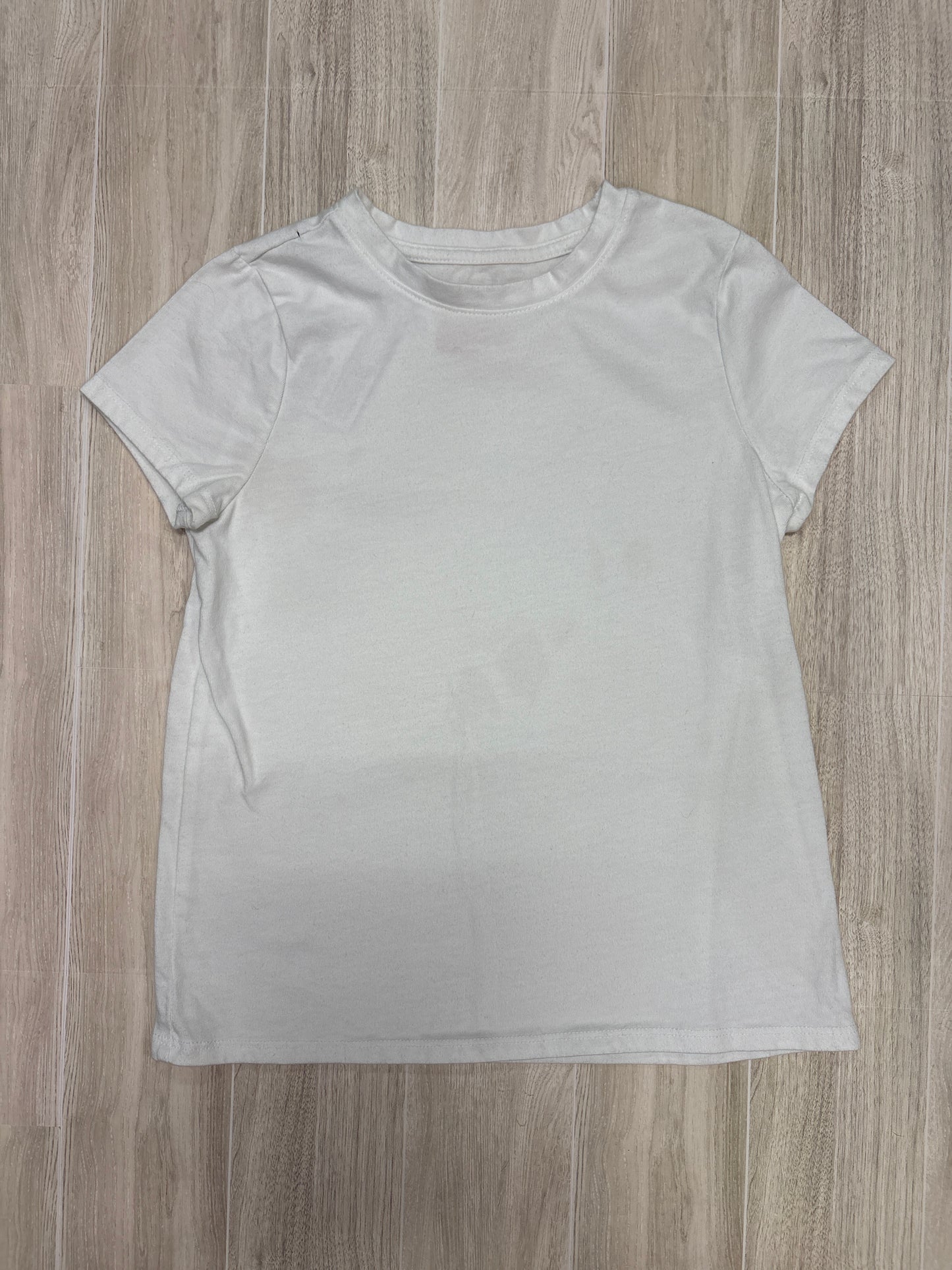 8 White Basic Tee