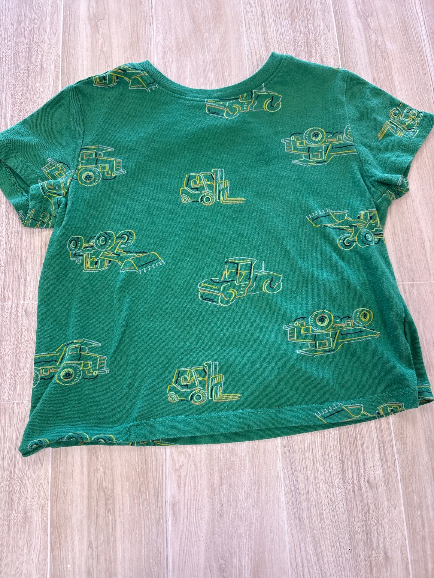 3T Green Tractor Graphic Tee (Blemish)