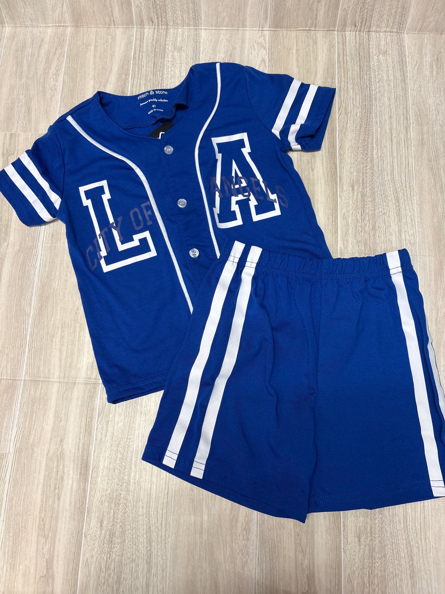 4T Blue Los Angeles 2 Piece Set