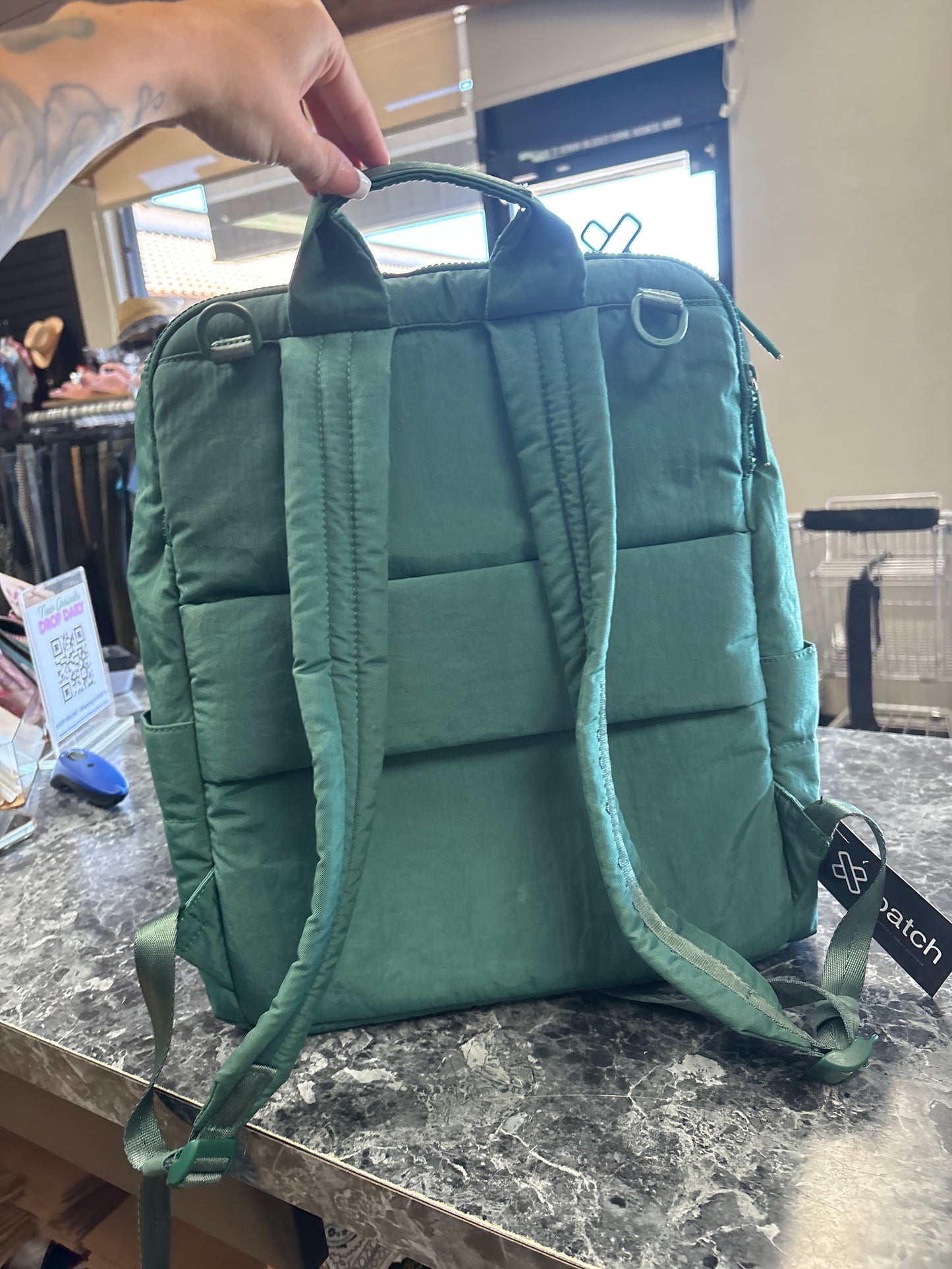 Freshly Picked Zurich Backpack Diaper Bag - Emerald Green