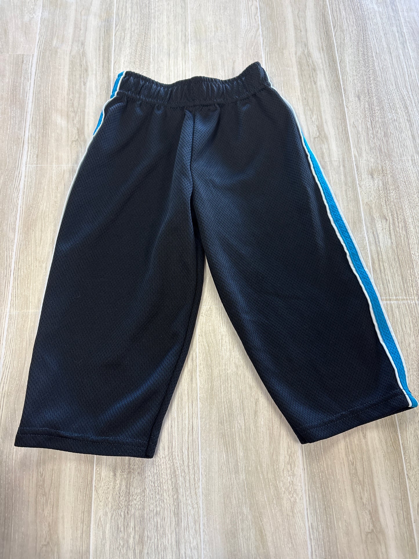 18m Atheltic Pants Black with Blue Stripe