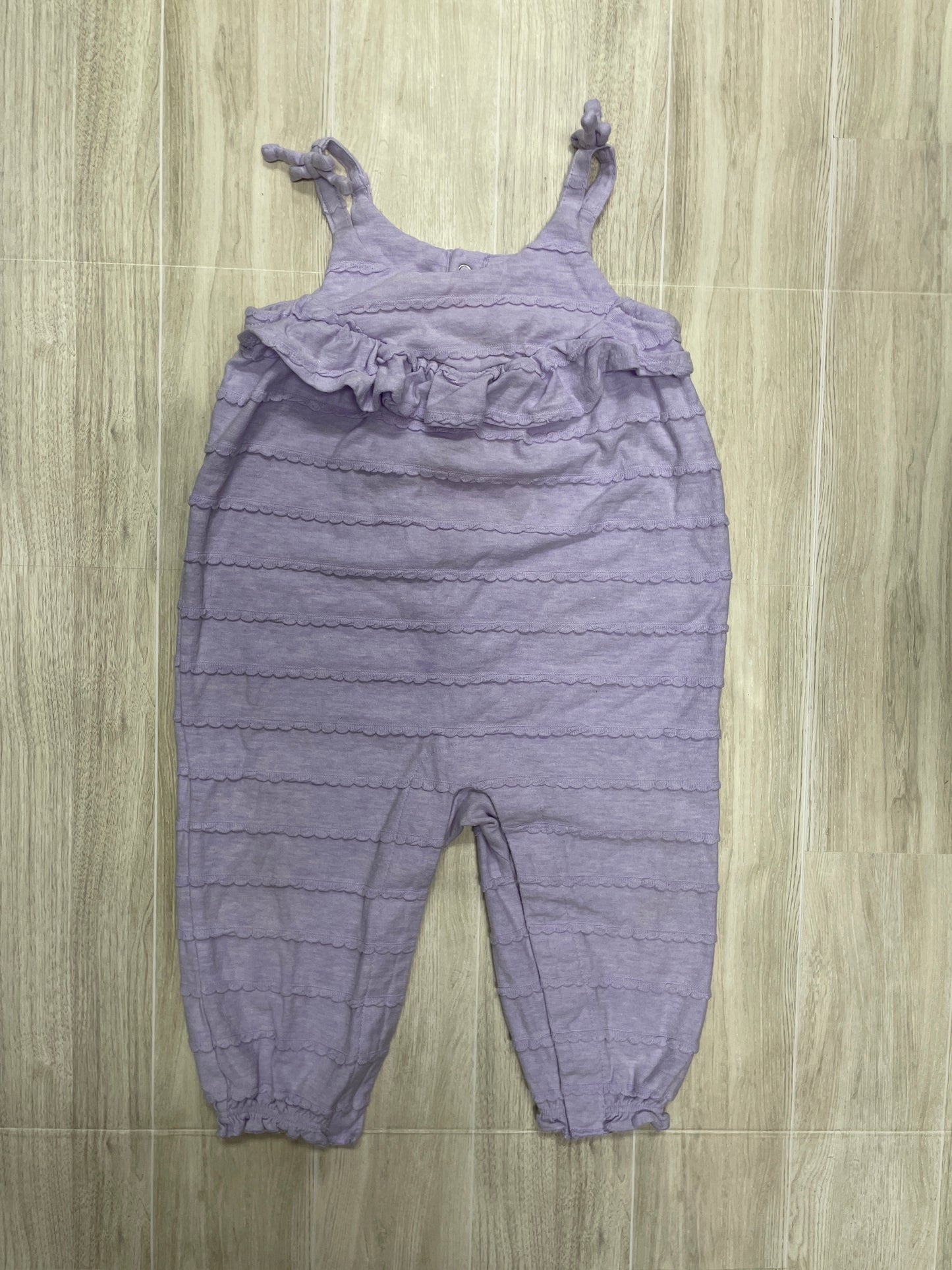 12m Lavender Scalloped Tank Jumpsuit