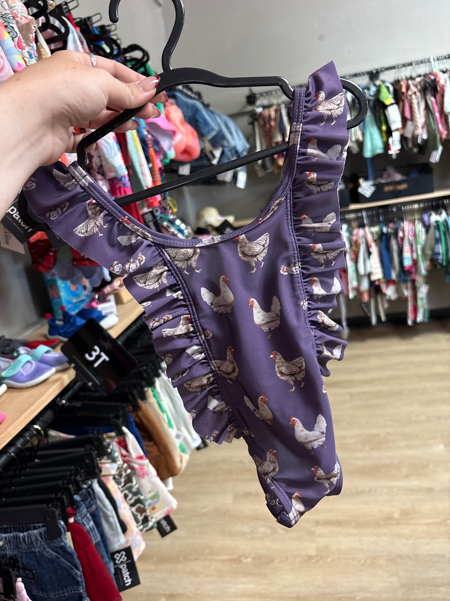 3-6m Cowkid Clothing Rooster Swim Suit