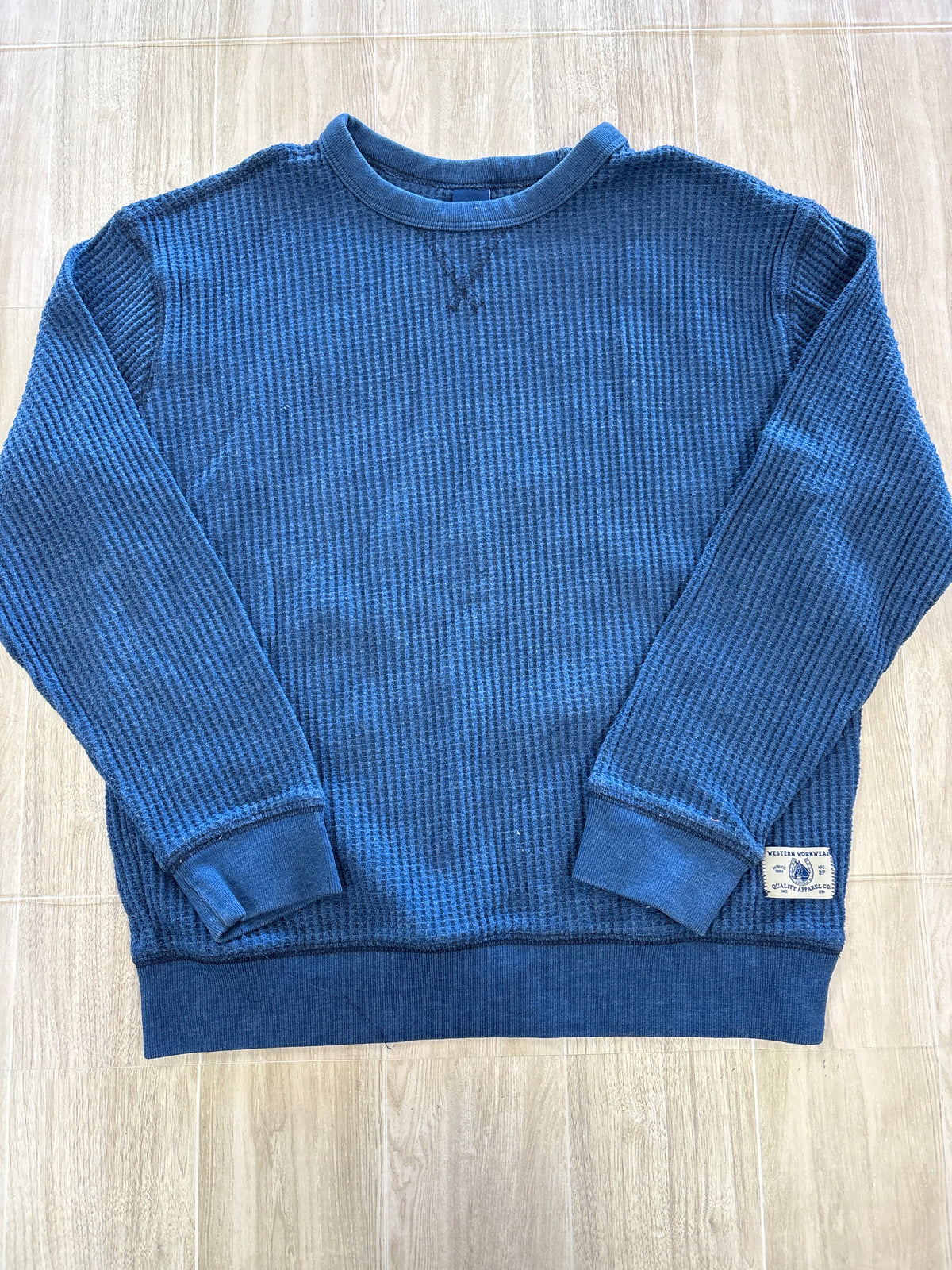 8 Blue Thermal Long Sleeve
