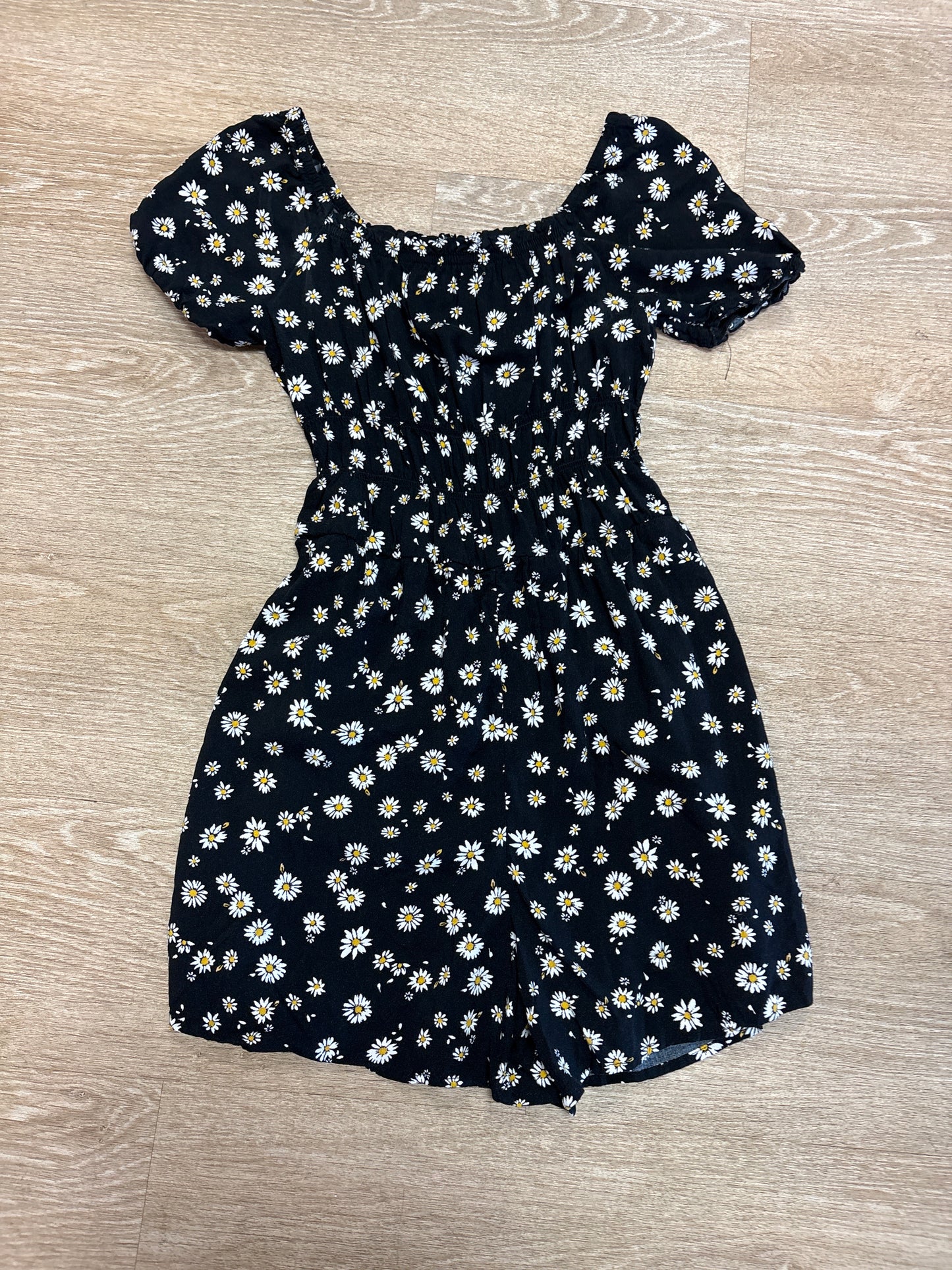 14/16 Black Sunflower Romper