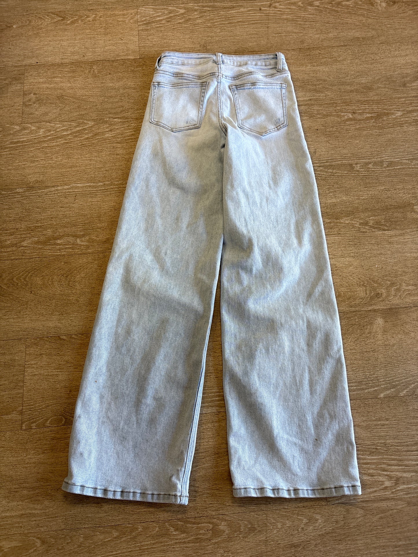 Womens 25 Oneso Light Wash Straight Leg Stretch Denim Pants