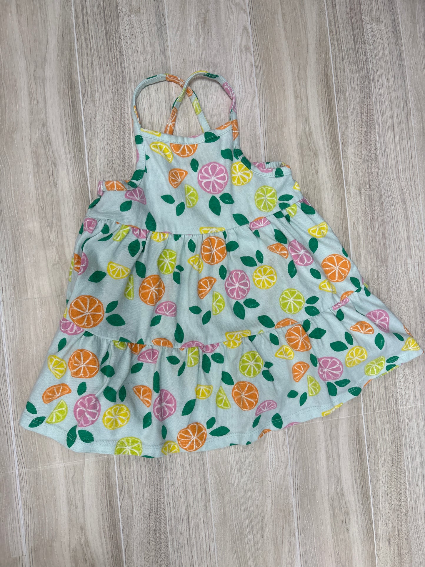 12m Blue Citrus Tank Dress