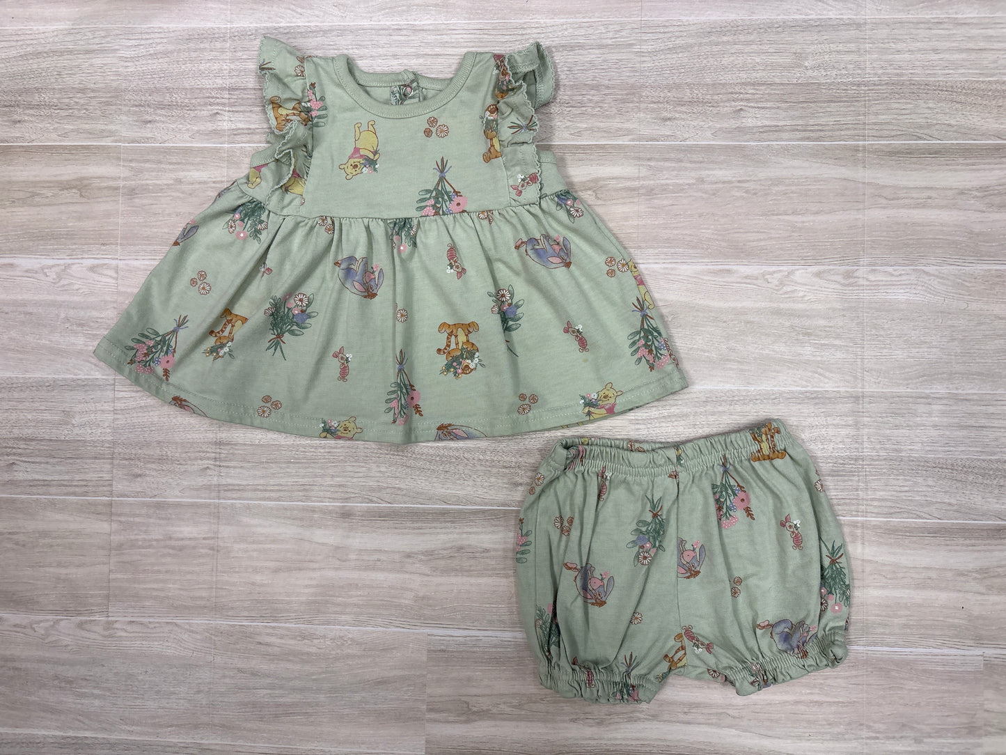 6-9m Light Green WTP 2 Piece Set