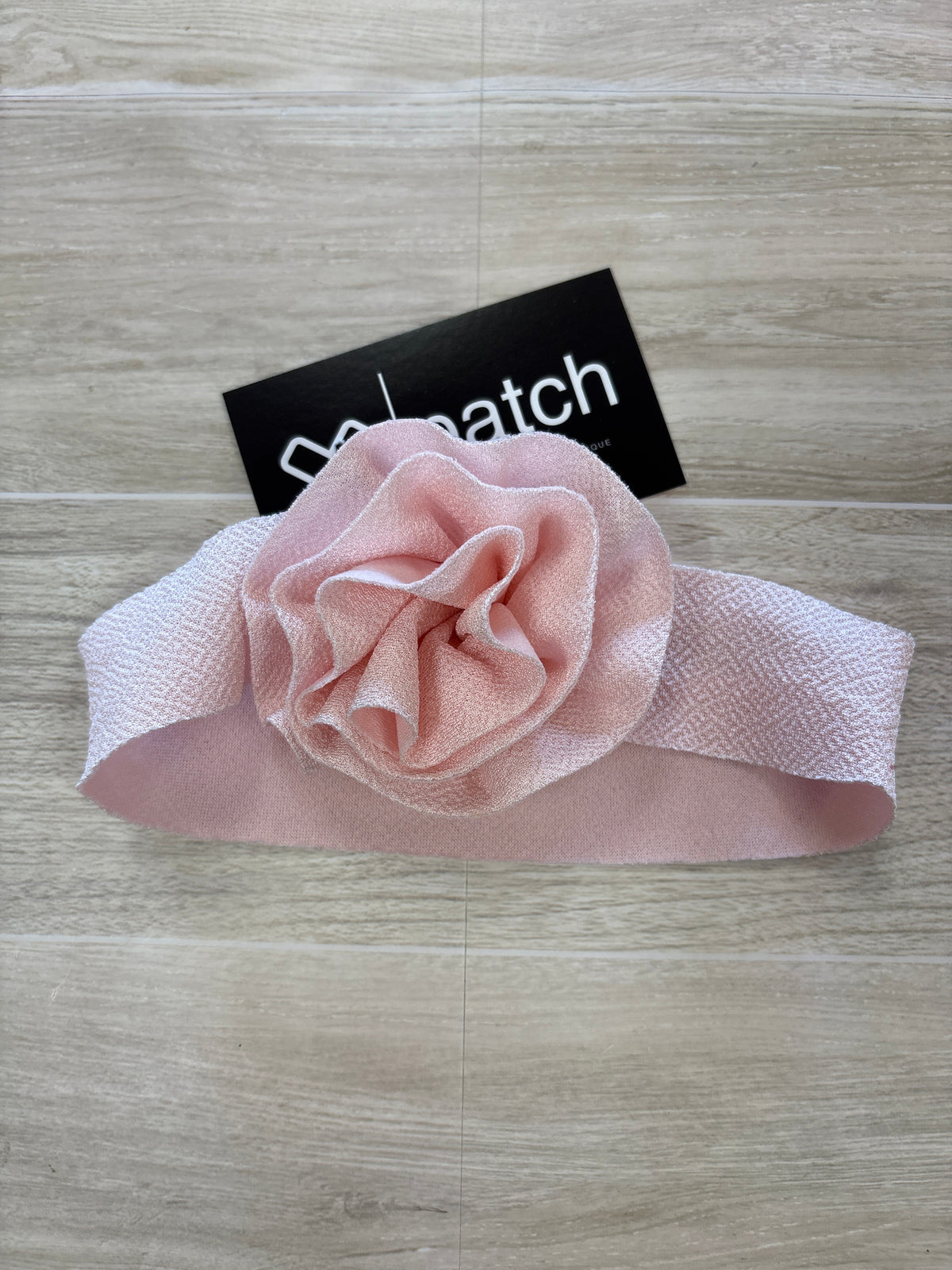 Infant Light Pink Rose Headband