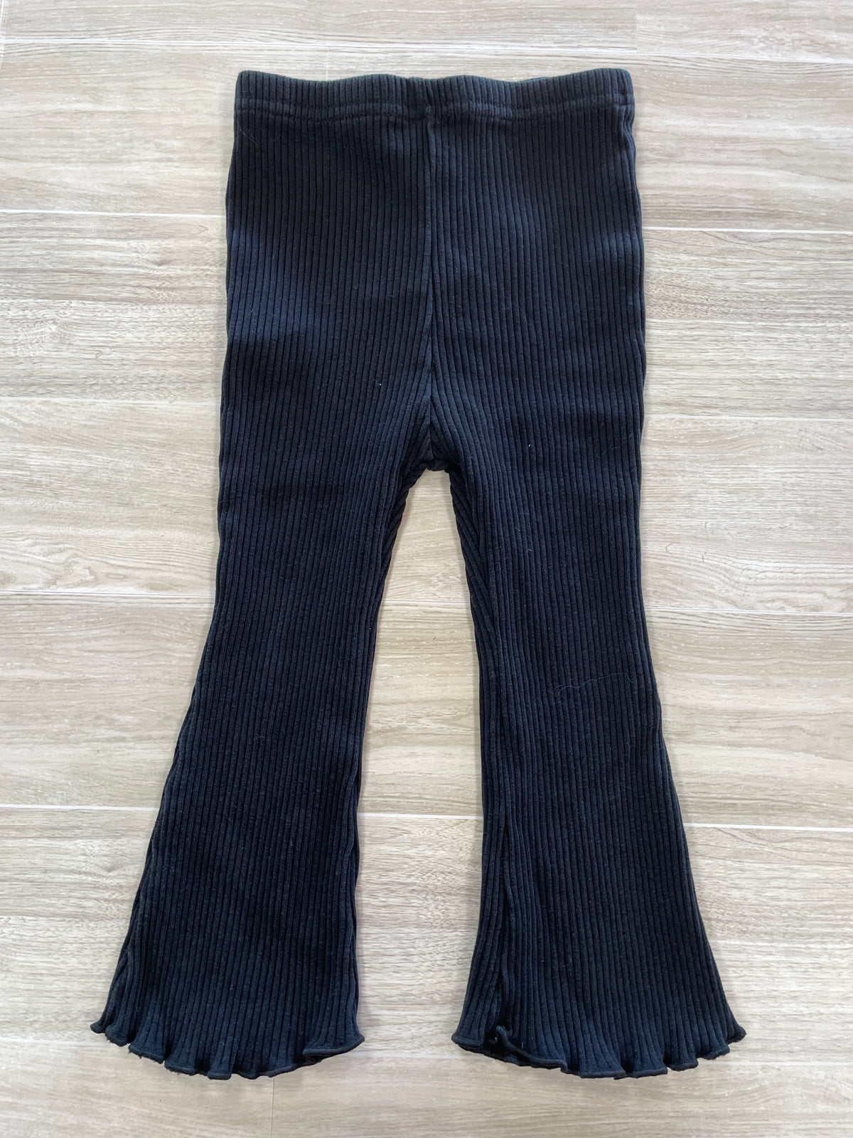 18-24m Black Ribbed Flare Legging