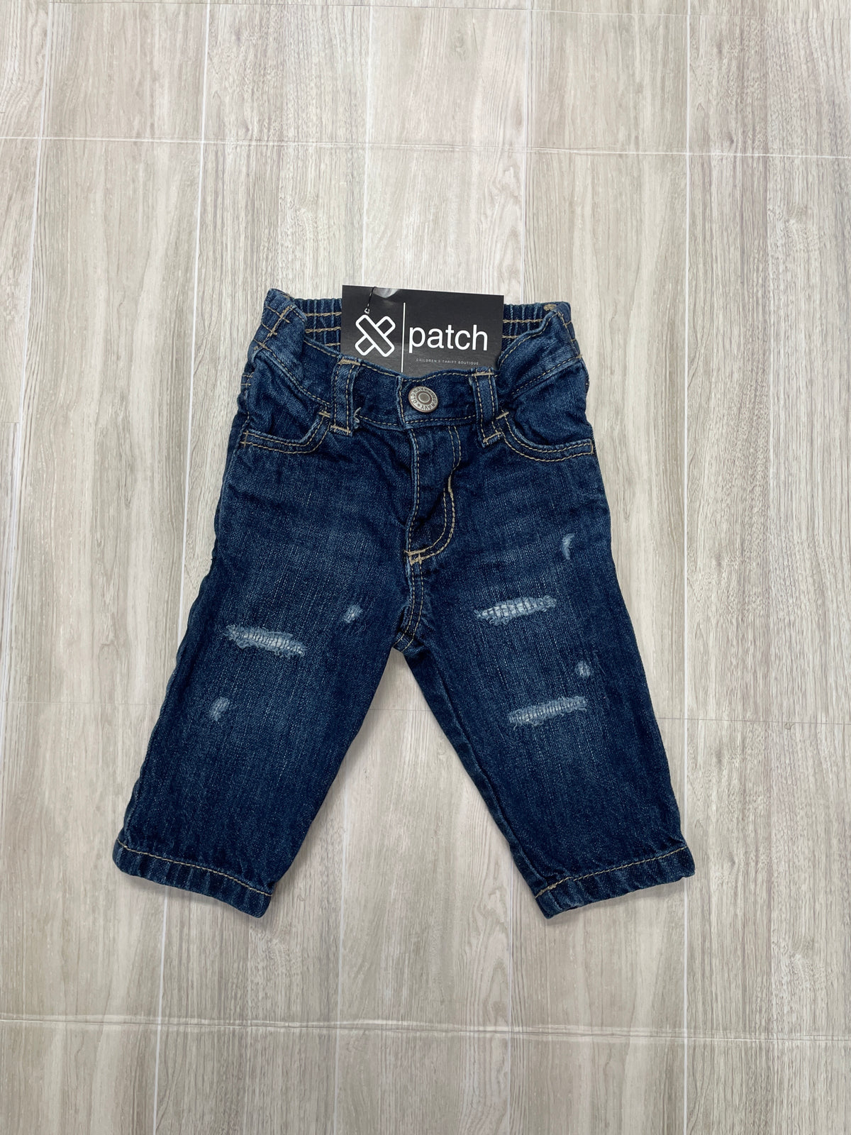 3-6m Dark Wash Skinny Denim