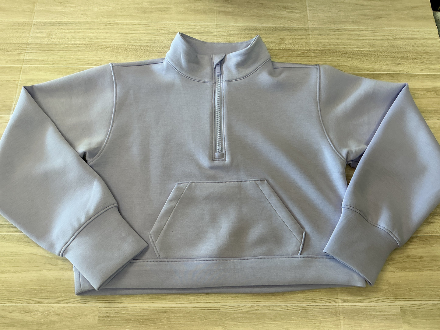 NWT 6/7 All In Motion Lavender Zip Scuba Jacket
