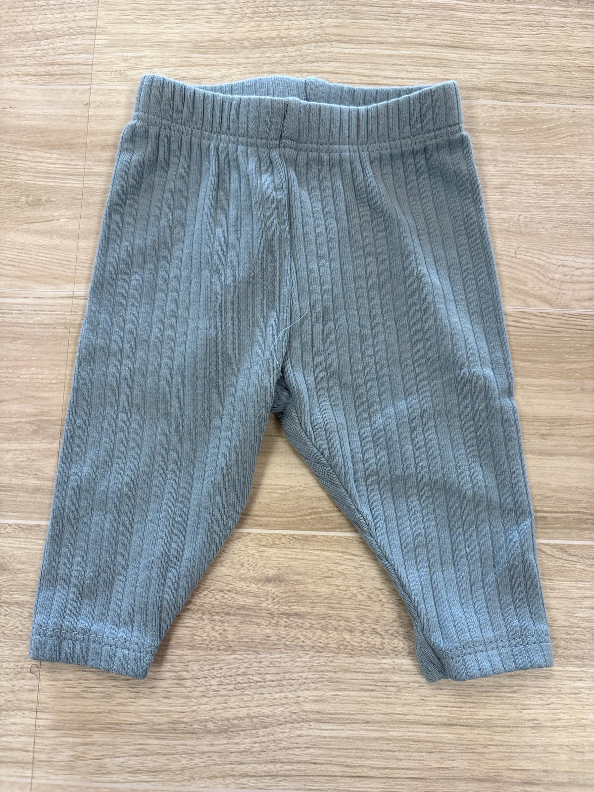Preemie Blue Ribbed Legging