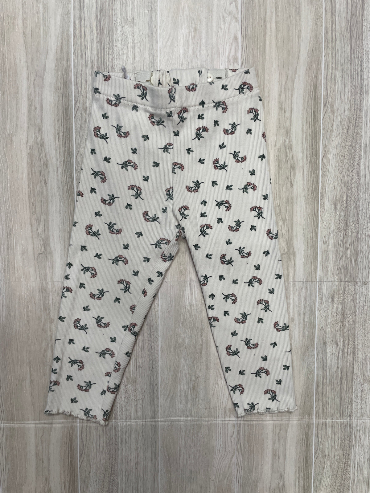 12m Cream Floral Legging
