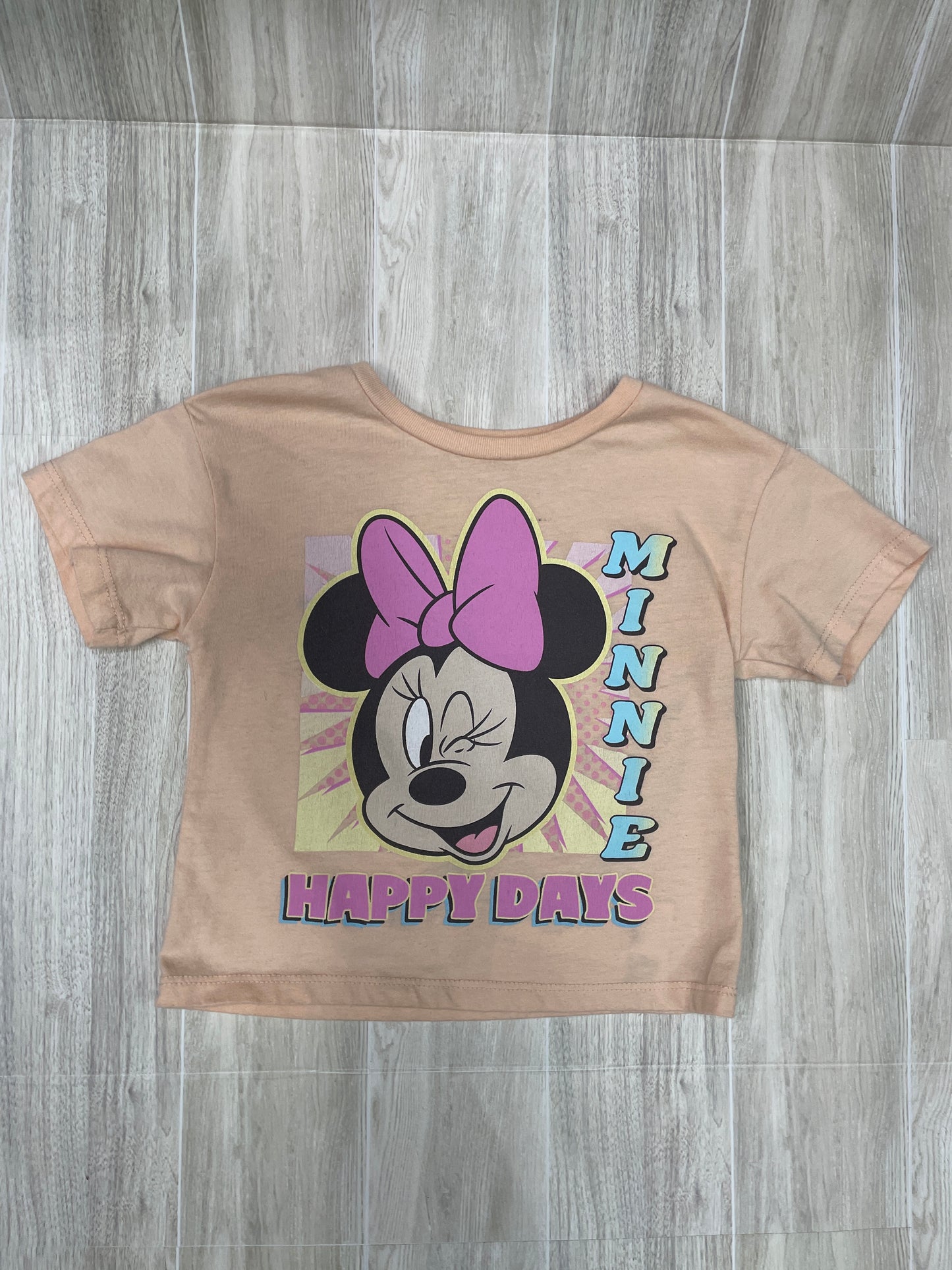 3T Peachy Minnie Mouse Graphic Shirt