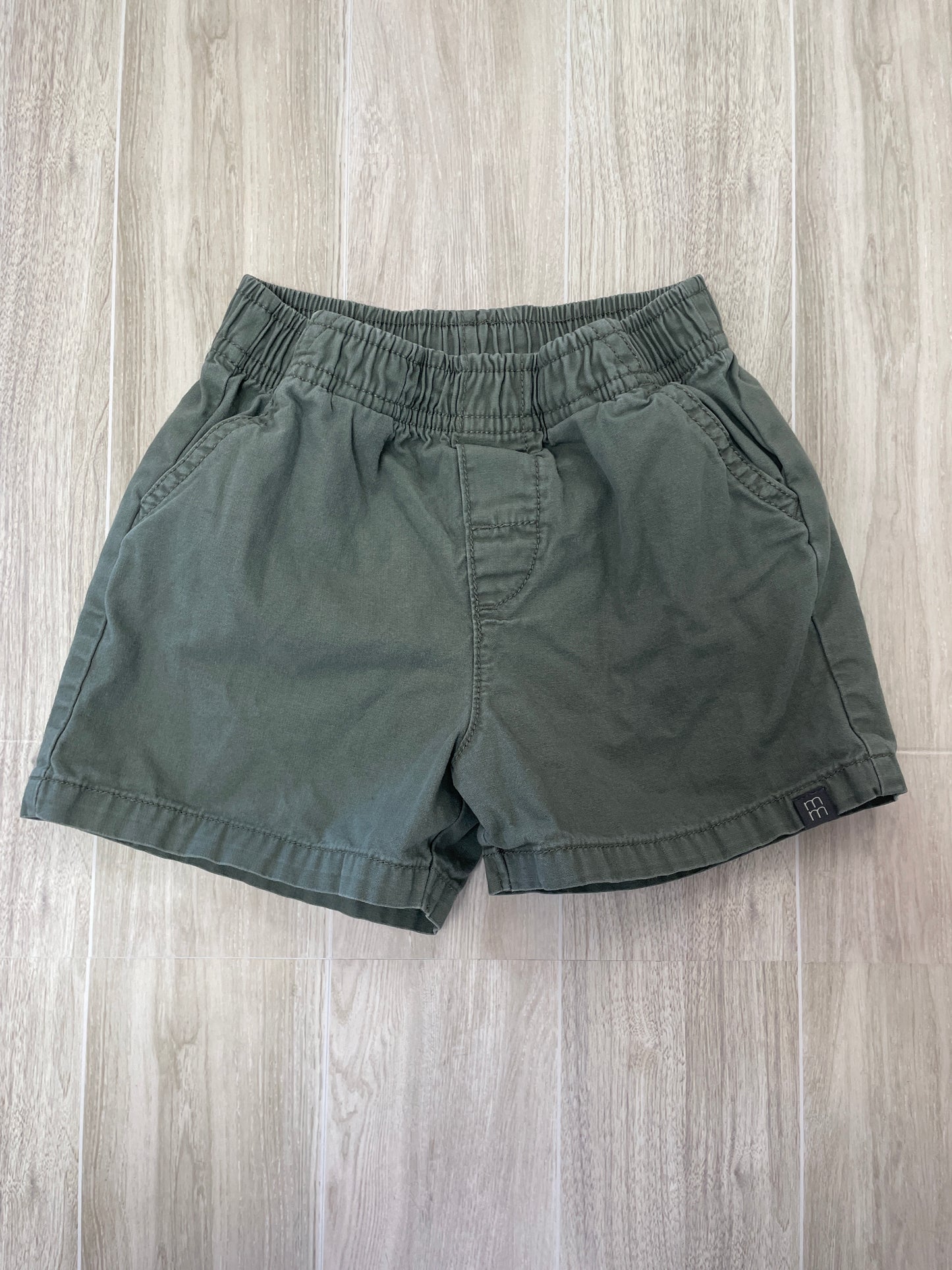 2T Dark Olive Pull On Shorts