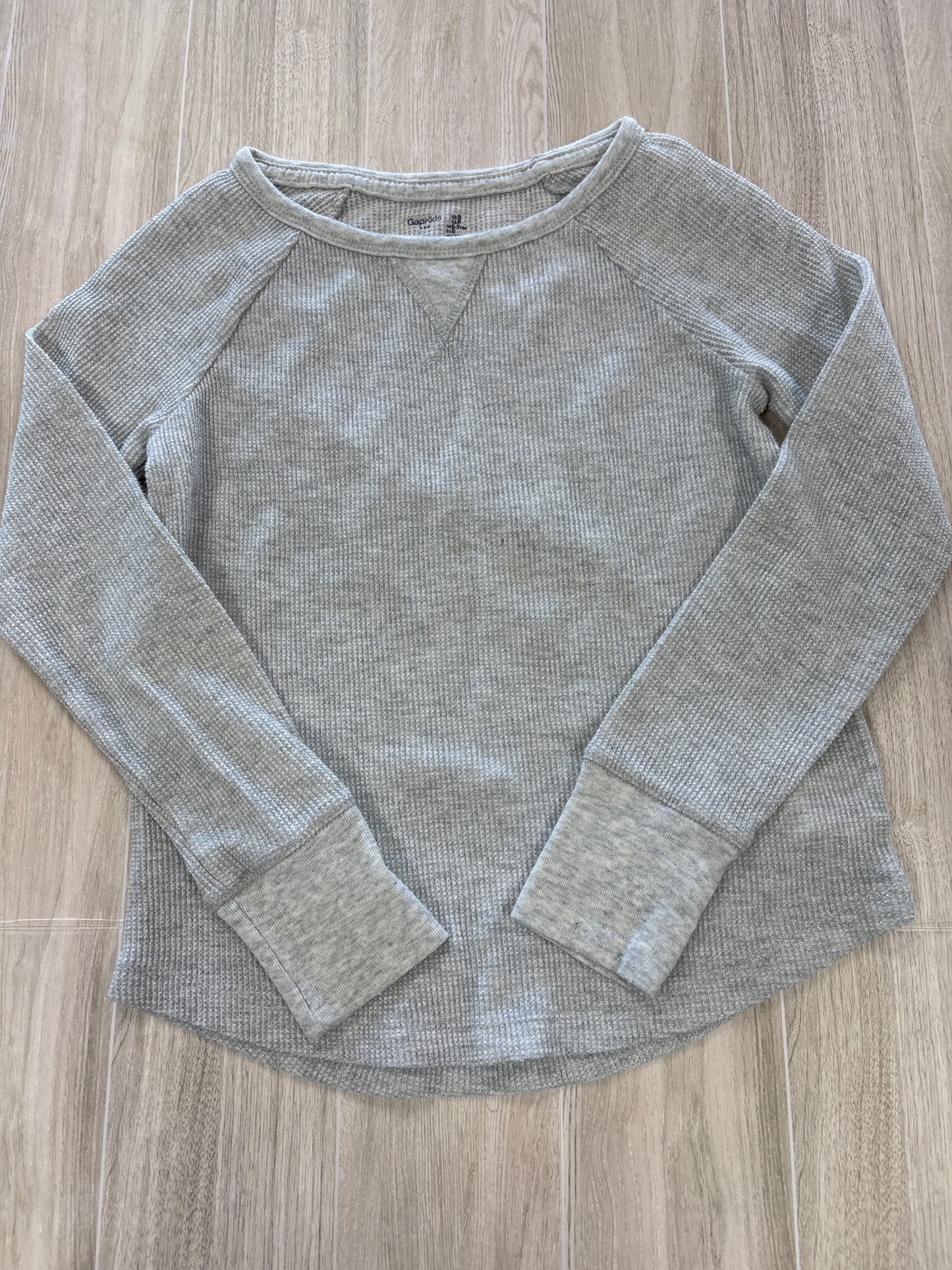 6/7 Light Grey Shimmer Long Sleeve