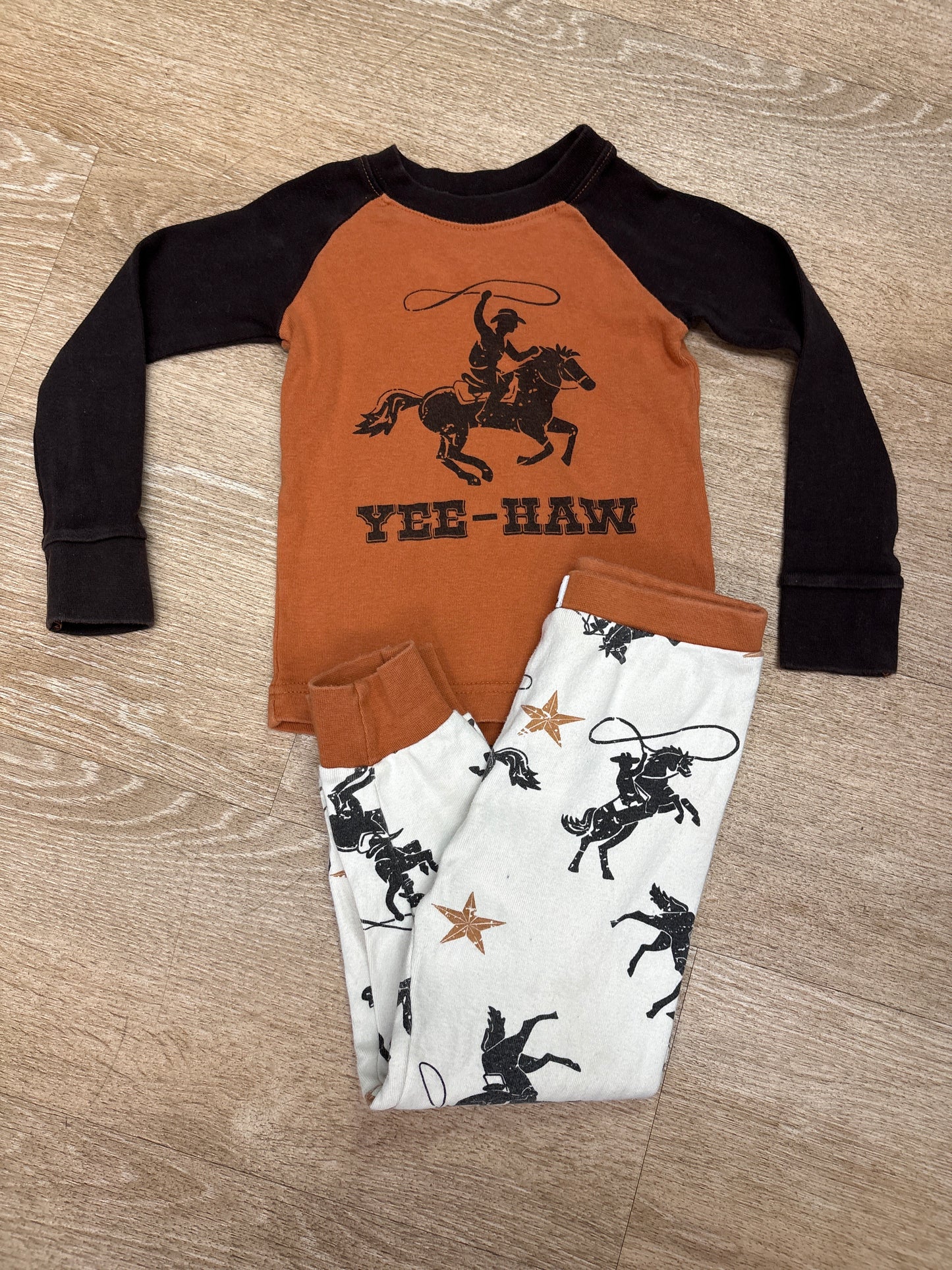 3T Yee-Haw Western Pajama 2 Piece Set