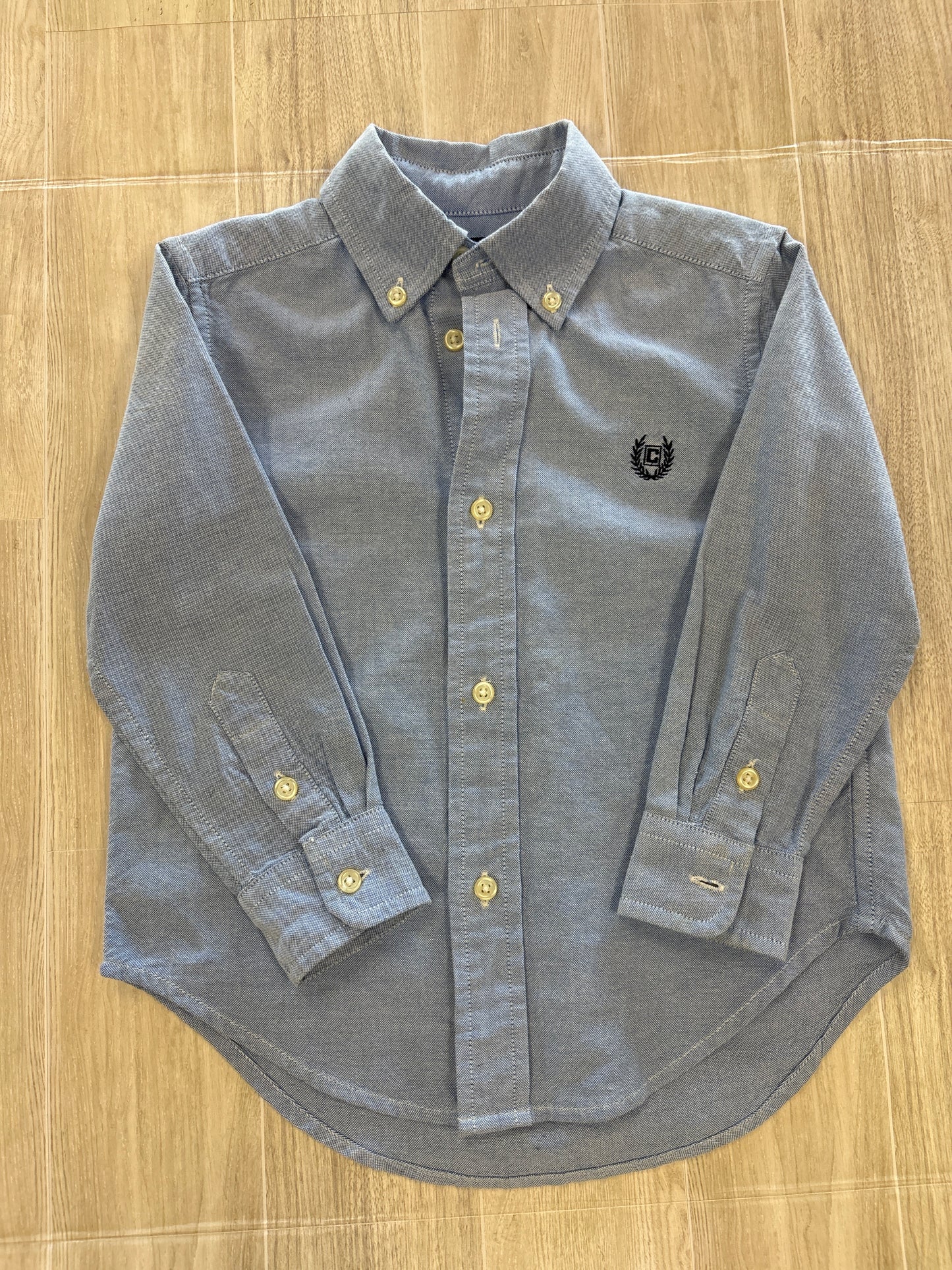 3T Light Blue Button Up