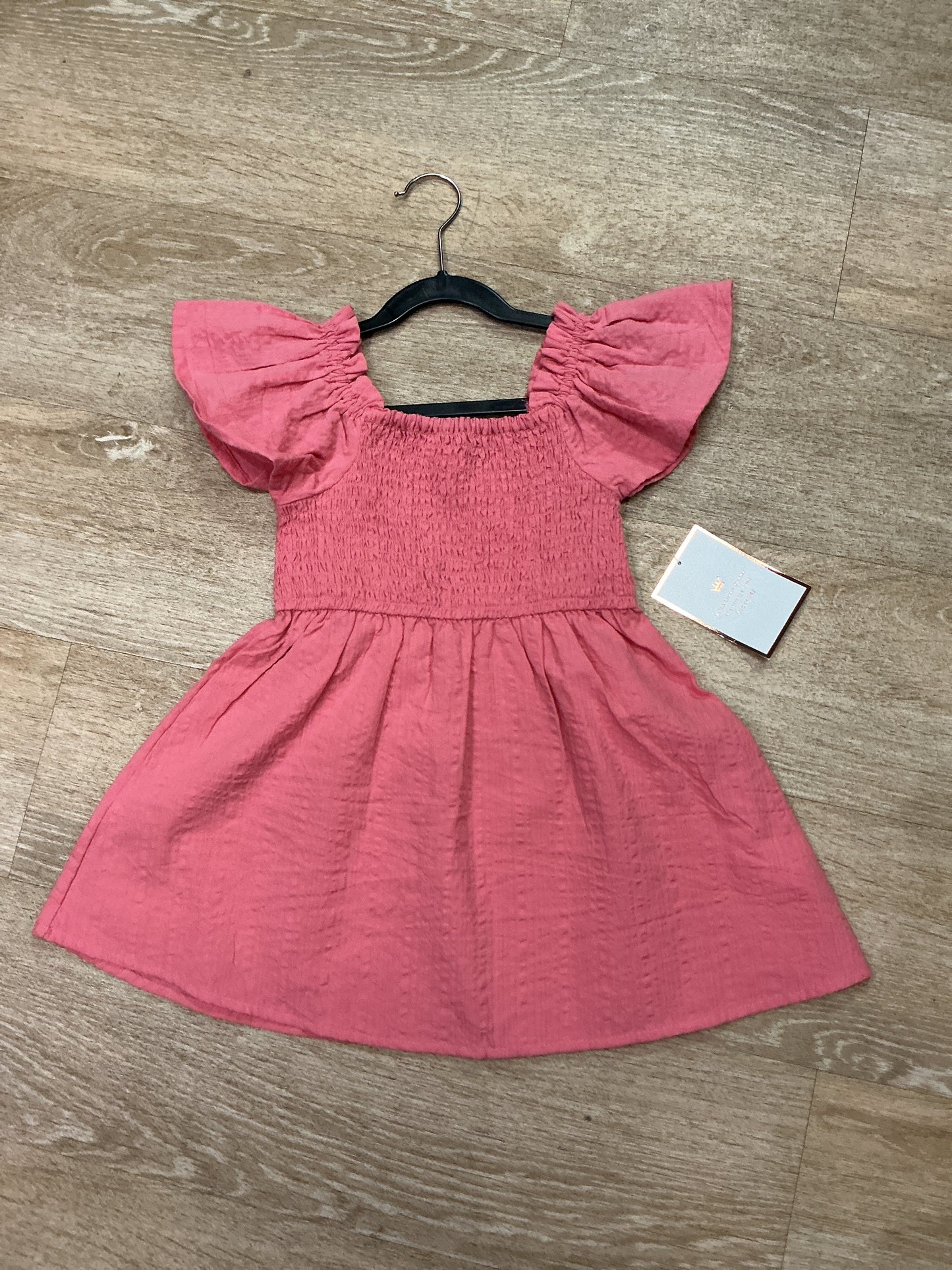 NWT 2T Salmon Linen Dress