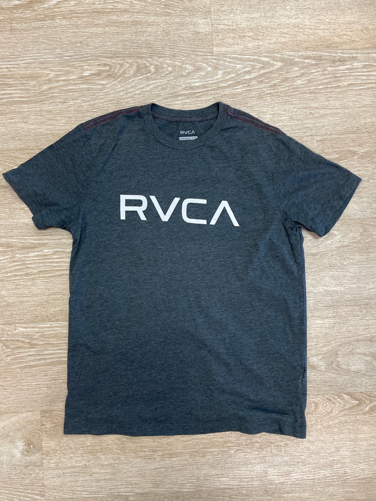 Mens Small RVCA Grey Logo Shirt