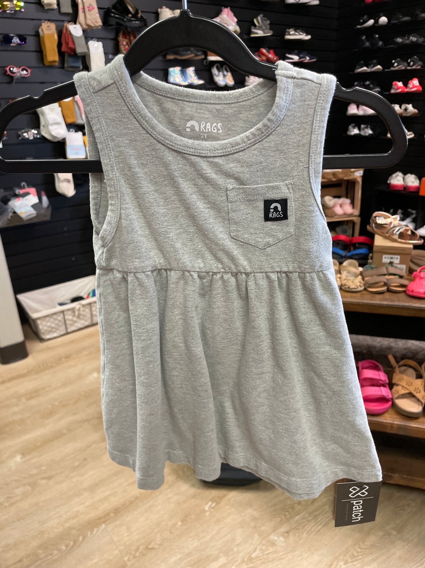 2T Grey Rags Tank Dress