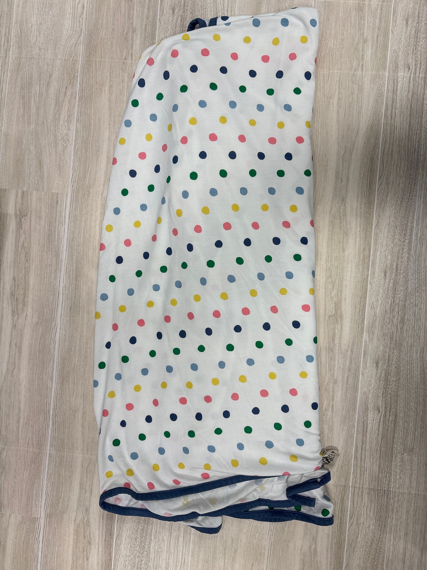 Multi Polka Dot Kyte Baby Fur Lined Swaddle Blanket