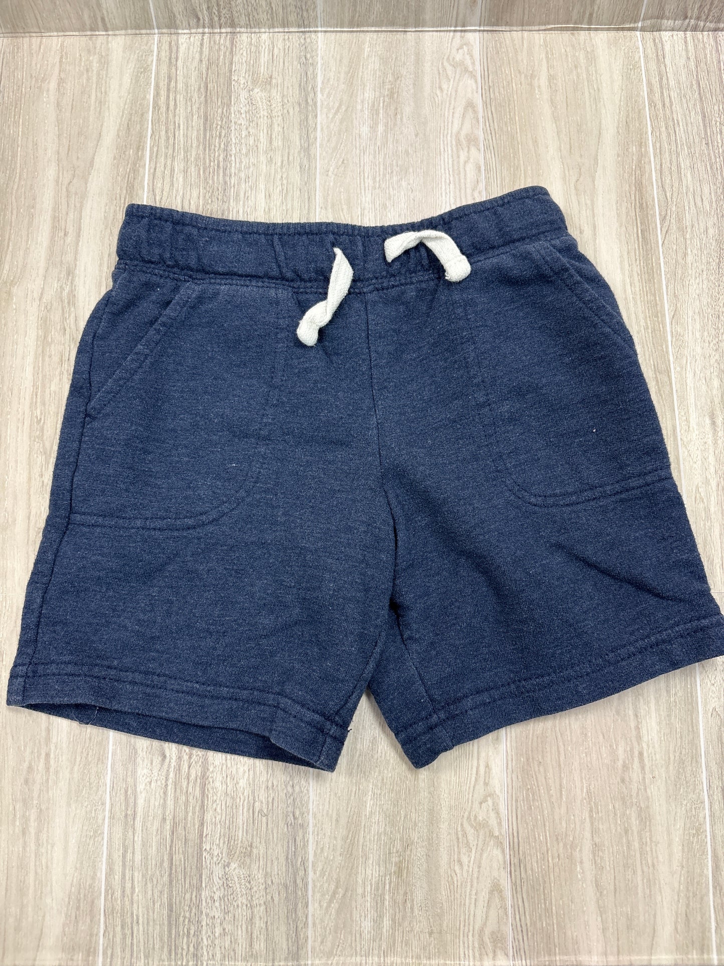 4T Heathered Navy Soft Pull On Shorts